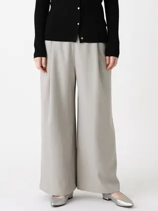 通年／タックワイドパンツ