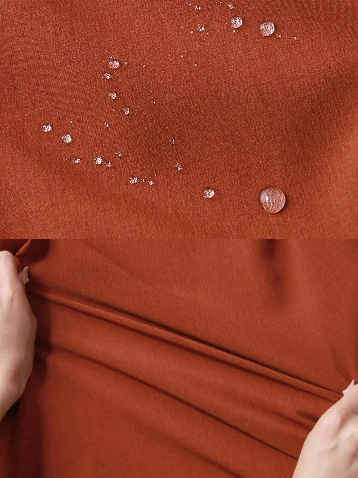 【訳アリ商品】テーパードパンツ/ウォッシャブル/抗菌/防臭/撥水/リネンライク/無地 オレンジ 36(7号)