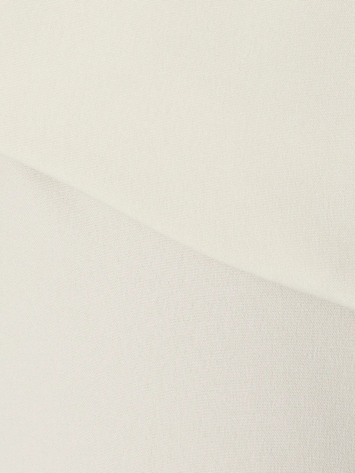 CHANTOWA／タックワイドパンツ／ウォッシャブル／接触冷感／リネンライクポリエステル／無地 オフホワイト 36(7号）