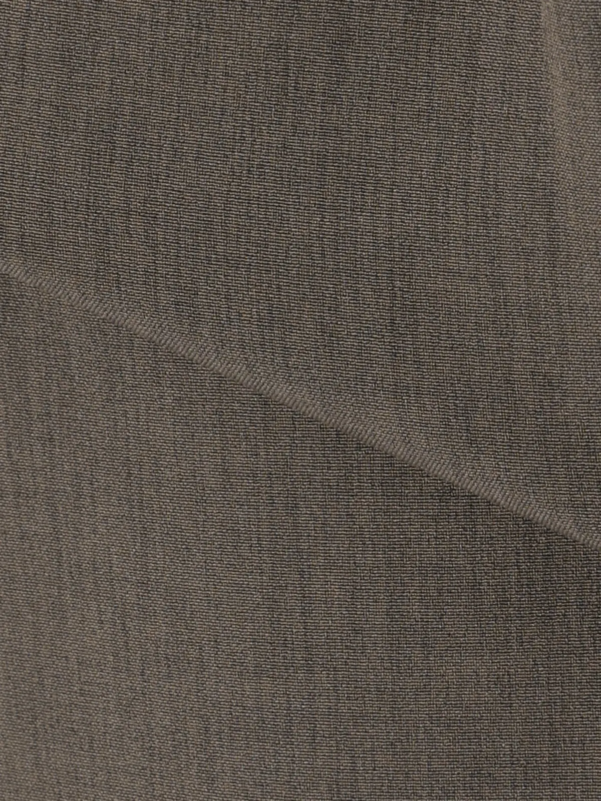 CHANTOWA／タックワイドパンツ／ウォッシャブル／接触冷感／リネンライクポリエステル／無地 カーキ 36(7号）