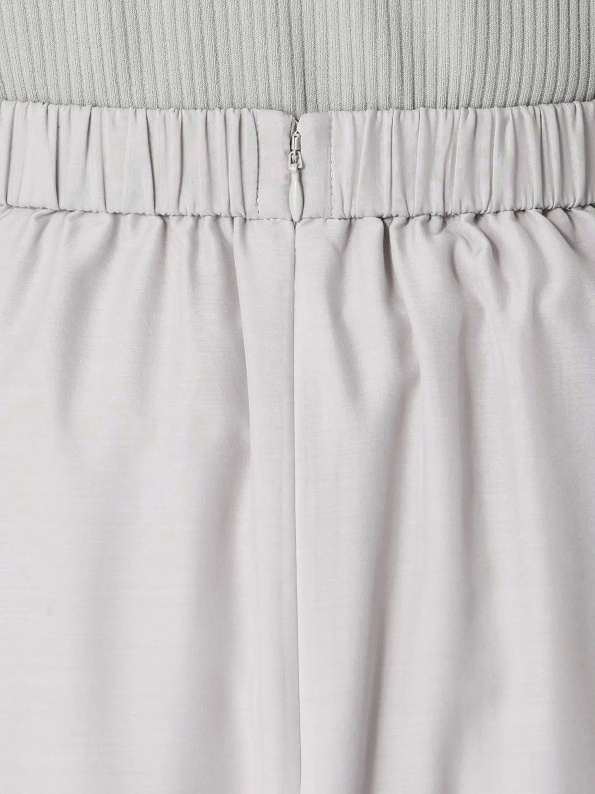 CHANTOWA／シアーフレアスカート／ハンドウォッシュ／シアースパンローン／無地 Lベージュ 36(7号）