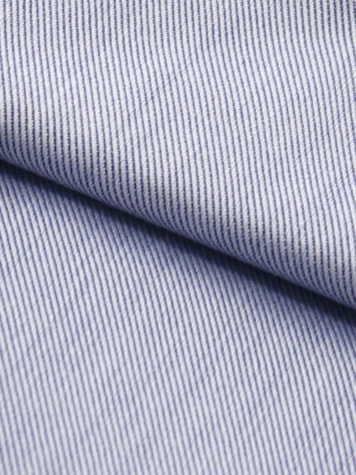 ワイシャツ／長袖／ノンアイロン／形態安定／ボタンダウンカラー／織柄／BASIC／ドレスシャツ ブルー 首周り:37cm,裄丈:80cm