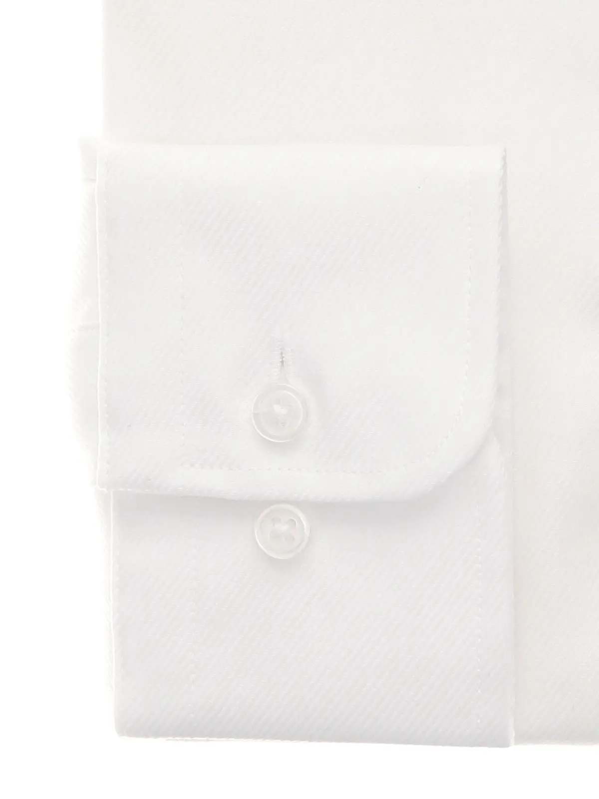 ワイシャツ/長袖/ノンアイロン/形態安定/ワイドカラー/織柄/BASIC/ドレスシャツ ホワイト 首周り:37cm,裄丈:80cm