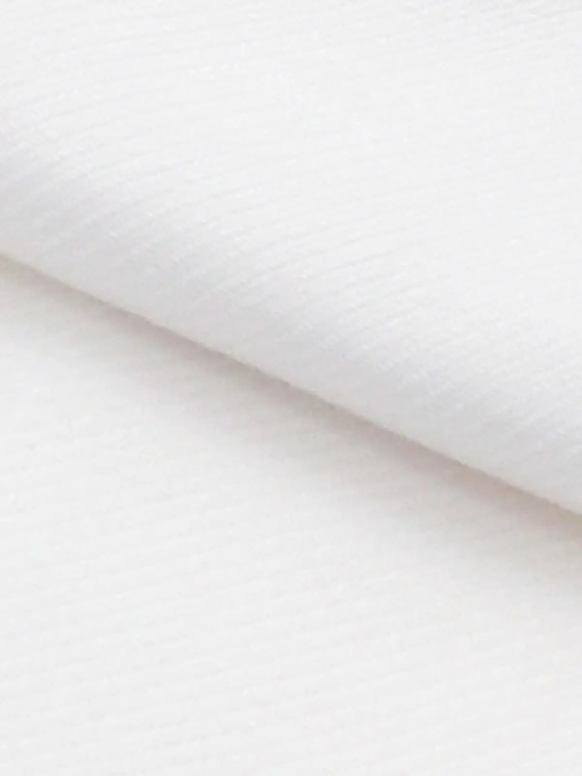 ワイシャツ/長袖/ノンアイロン/形態安定/ワイドカラー/織柄/BASIC/ドレスシャツ ホワイト 首周り:37cm,裄丈:80cm