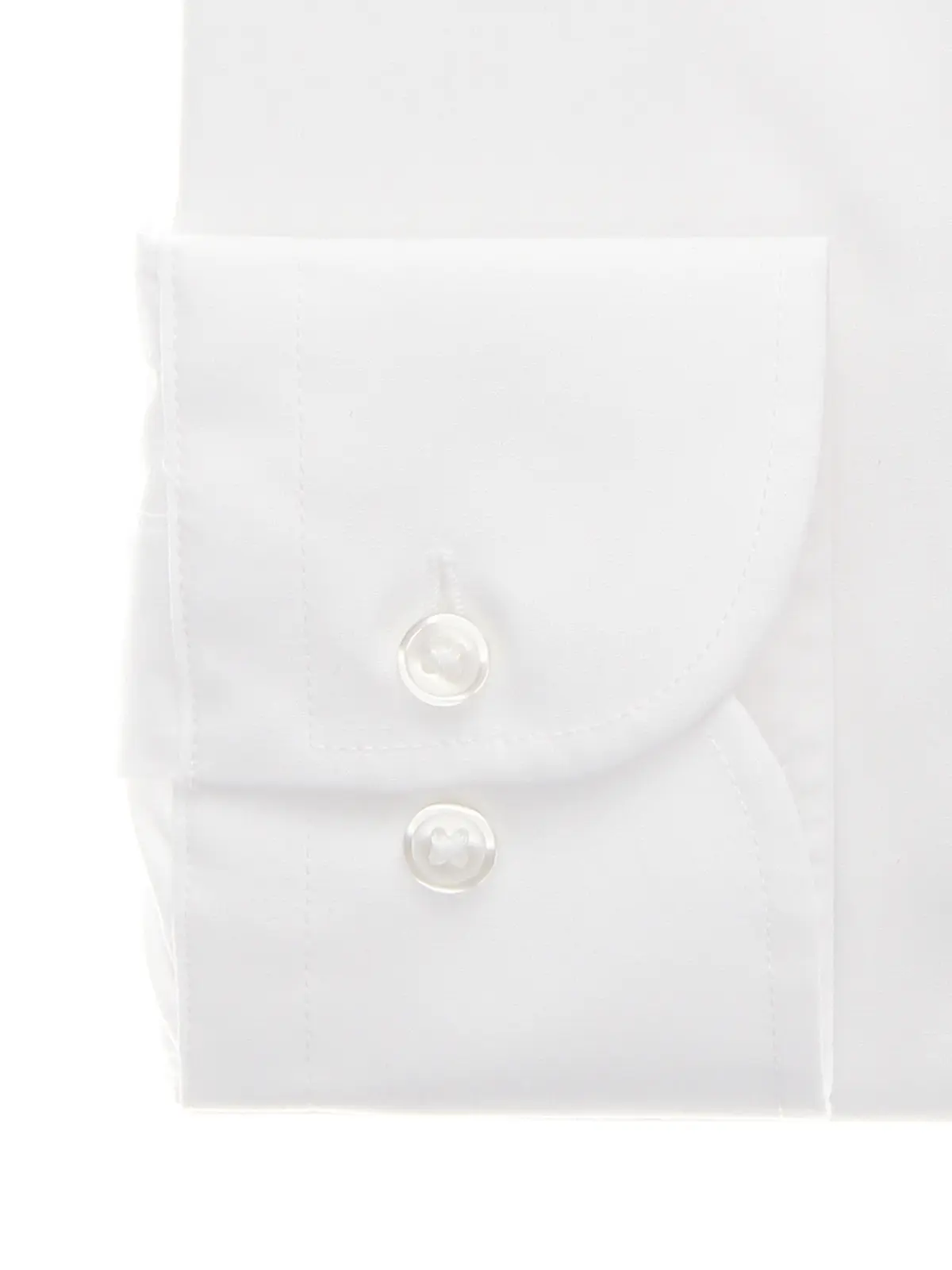 ワイシャツ／長袖／ノンアイロン／形態安定／レギュラーカラー／無地／FIT／ドレスシャツ ホワイト 首周り:37cm,裄丈:80cm