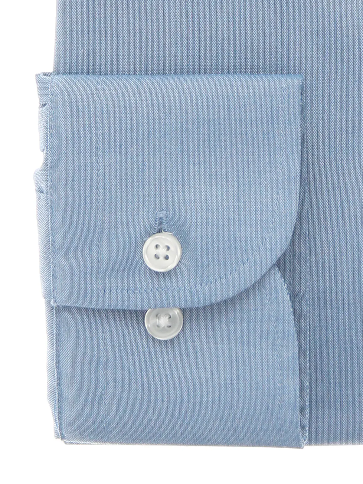 ワイシャツ/長袖/レギュラーカラー/ノンアイロン/形態安定/無地/BASIC/ドレスシャツ サックス 首周り:37cm,裄丈:80cm