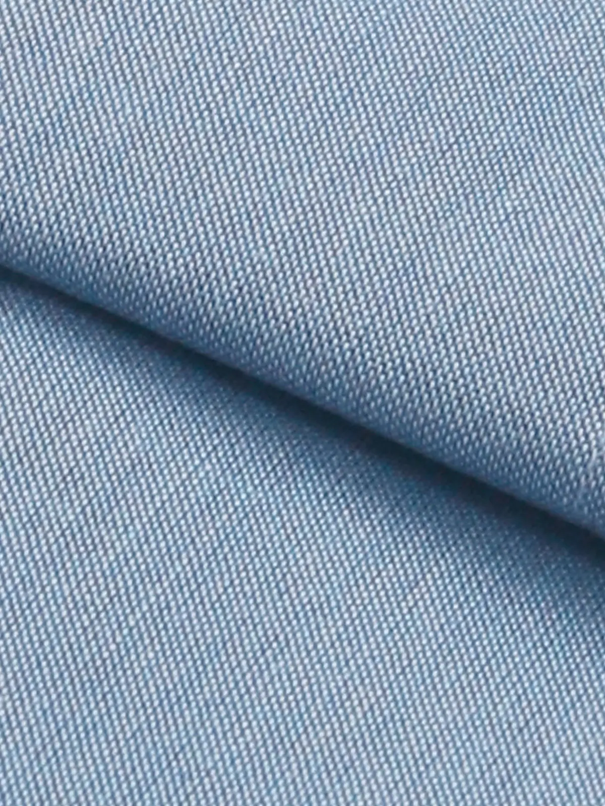 ワイシャツ/長袖/タブカラー/ノンアイロン/形態安定/無地/BASIC/ドレスシャツ サックス 首周り:37cm,裄丈:80cm