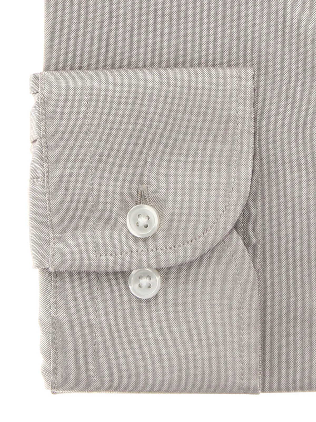 ワイシャツ/長袖/ノンアイロン/形態安定/レギュラーカラー/無地/BASIC/ドレスシャツ Lブラウン 首周り:37cm,裄丈:80cm