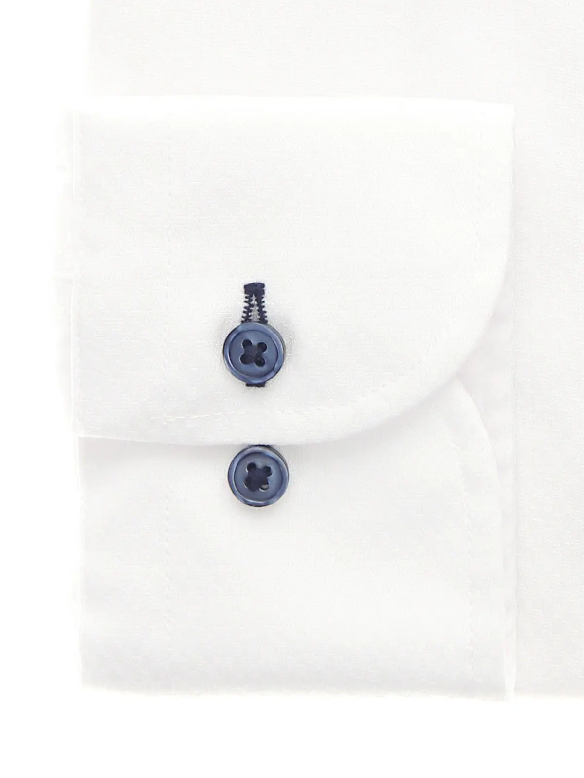 ▽ワイシャツ/長袖/形態安定/ボタンダウンカラー/織柄/BASIC/ドレスシャツ ホワイト 首周り:39cm,裄丈:86cm