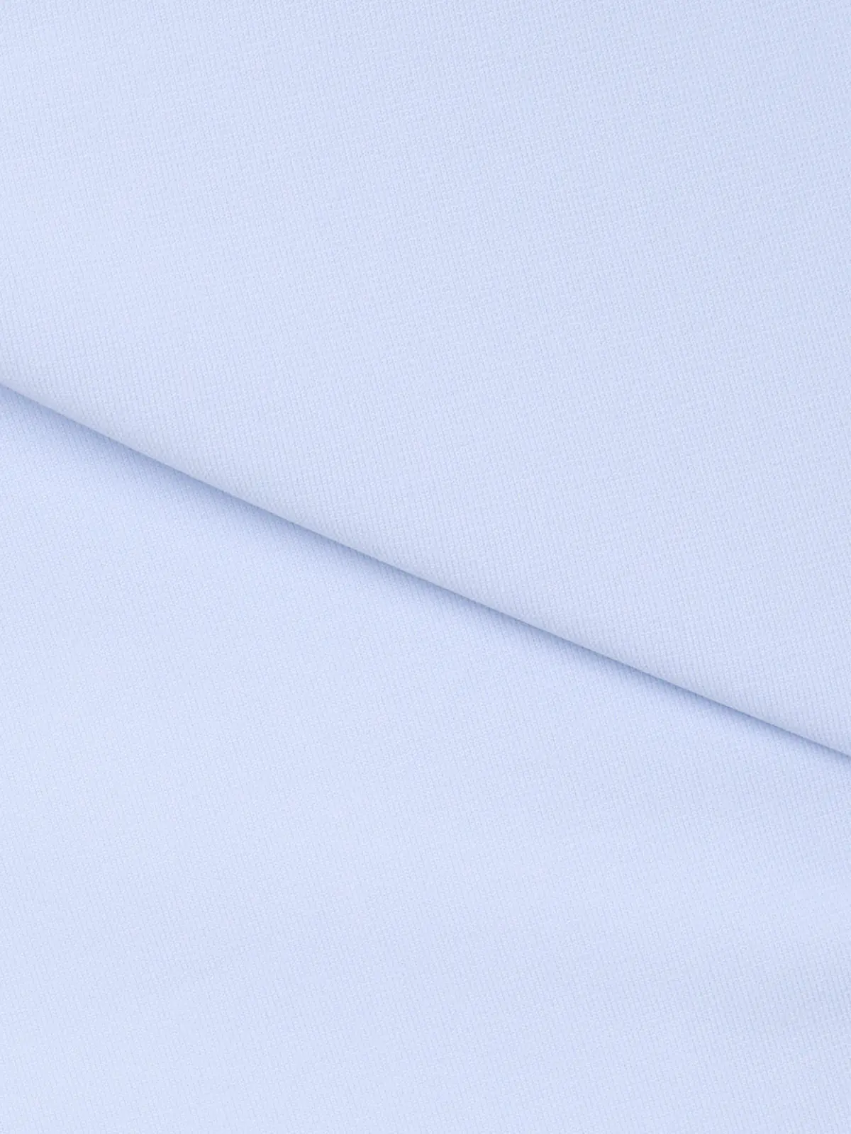 冷たいシャツ／ワイシャツ／ノンアイロンジャージー／ホリゾンタルカラー／FIT／ドレスシャツ サックス 首周り:37cm,裄丈:80cm