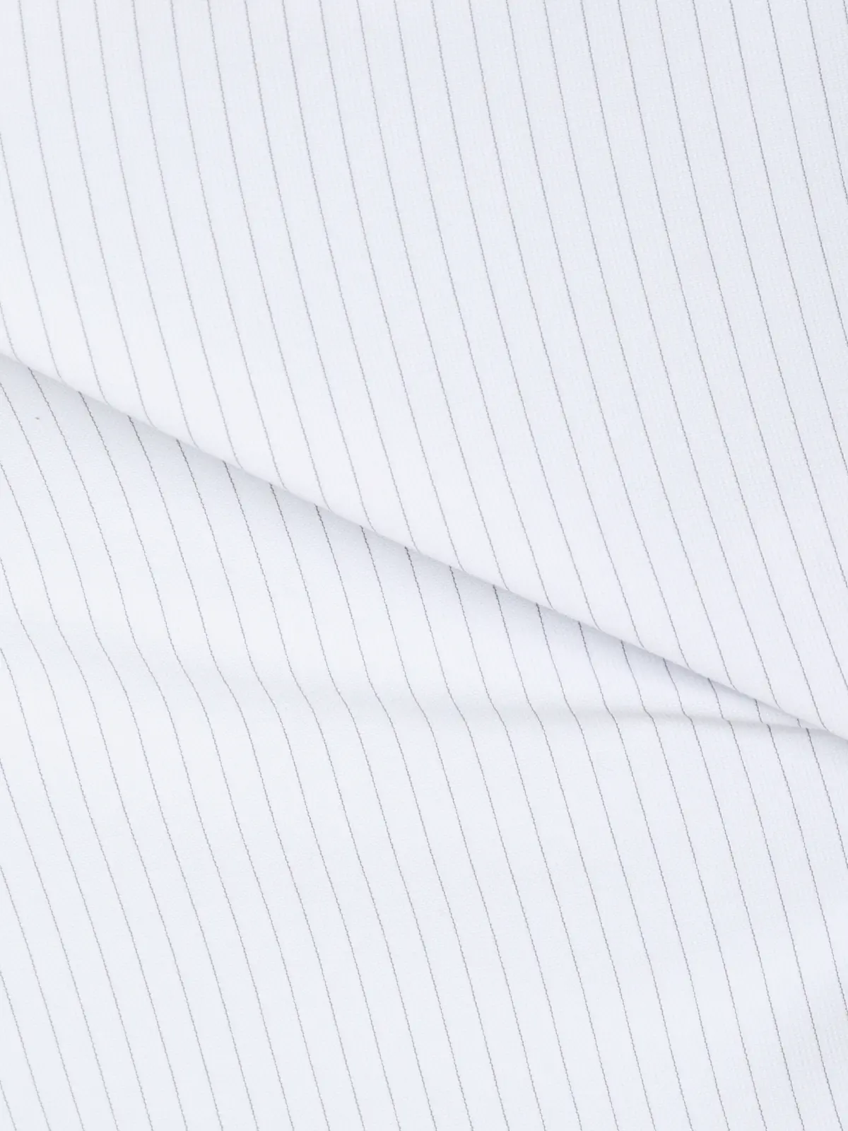 冷たいシャツ／ワイシャツ／ノンアイロンジャージー／ボタンダウンカラー／FIT／ドレスシャツ ライトグレー 首周り:37cm,裄丈:80cm