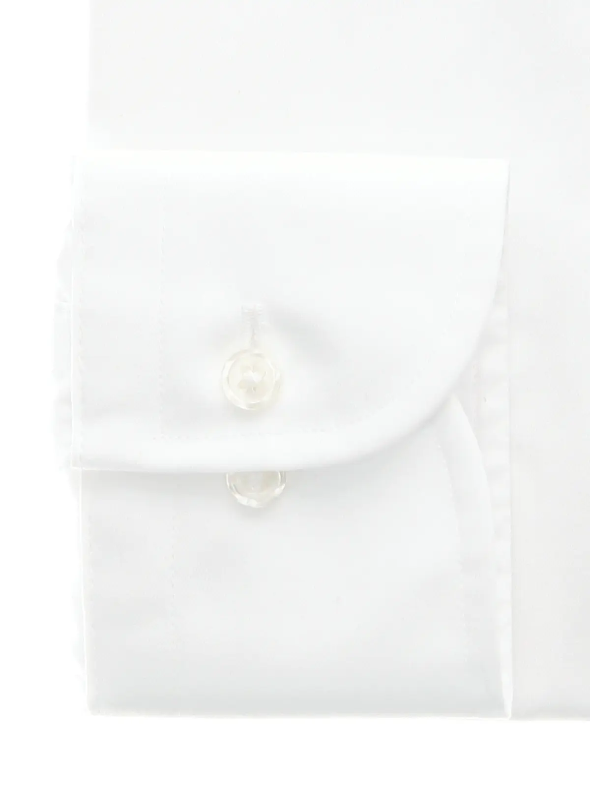 ワイシャツ／長袖／ノンアイロン／ボタンダウンカラー／無地／BASIC／ドレスシャツ ホワイト 首周り:37cm,裄丈:80cm