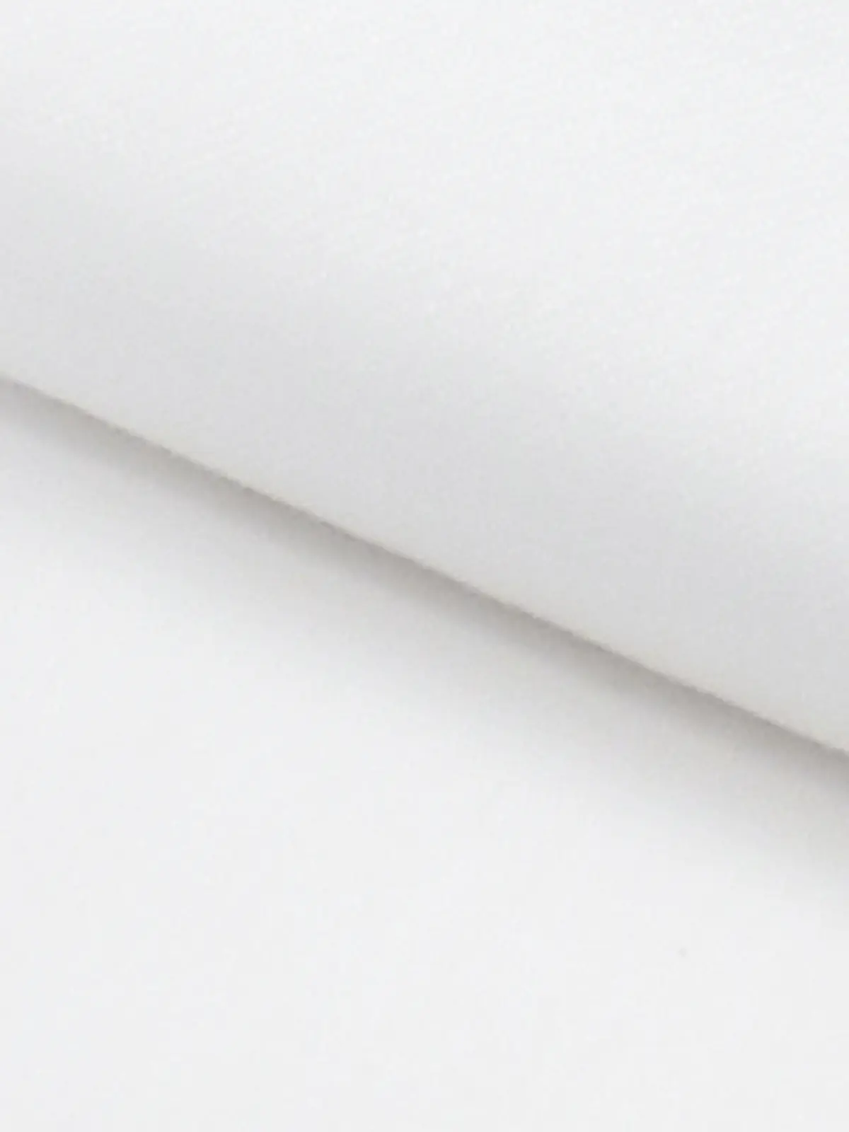 ワイシャツ／長袖／ノンアイロン／ボタンダウンカラー／無地／BASIC／ドレスシャツ ホワイト 首周り:37cm,裄丈:80cm