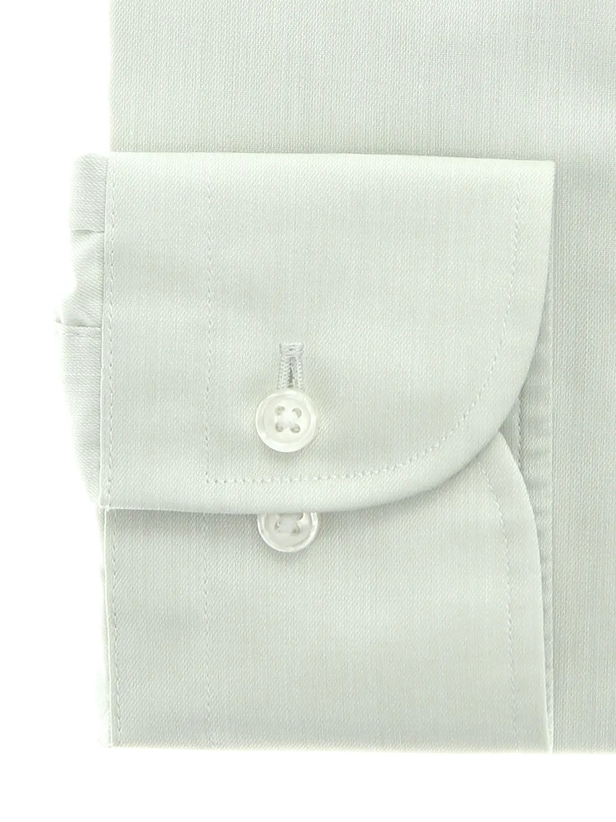 ワイシャツ/長袖/ノンアイロン/ワイドカラー/無地/BASIC/ドレスシャツ Lグリーン 首周り:37cm,裄丈:80cm