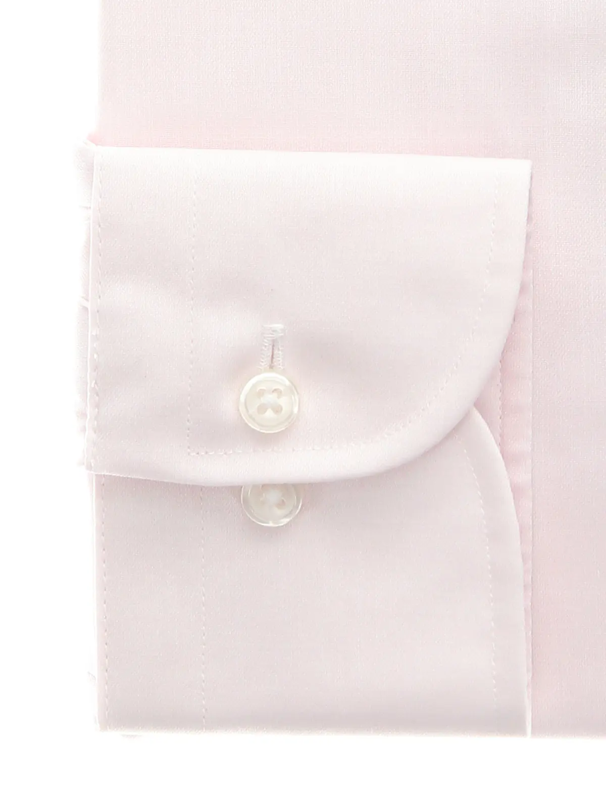 ワイシャツ/長袖/ノンアイロン/ワイドカラー/無地/BASIC/ドレスシャツ ピンク 首周り:37cm,裄丈:80cm