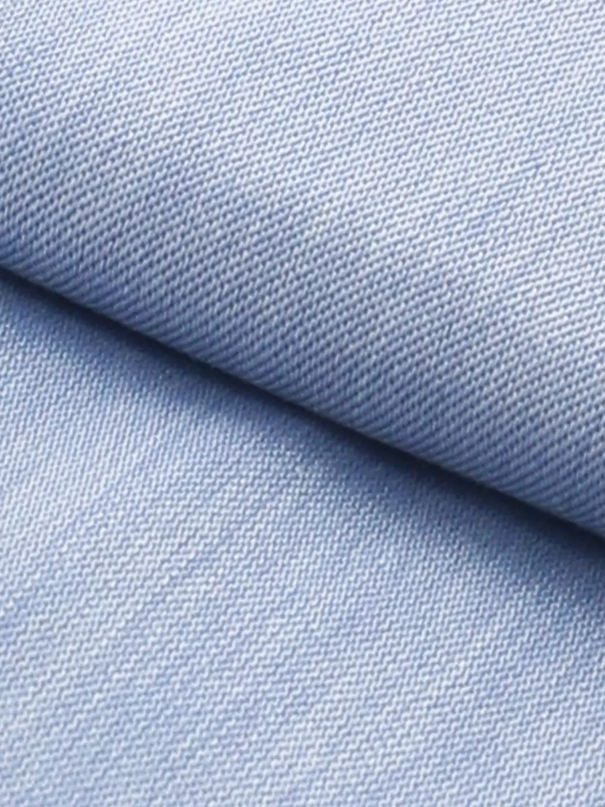 ワイシャツ/長袖/ノンアイロン/ワイドカラー/無地/BASIC/ドレスシャツ ブルー 首周り:37cm,裄丈:80cm