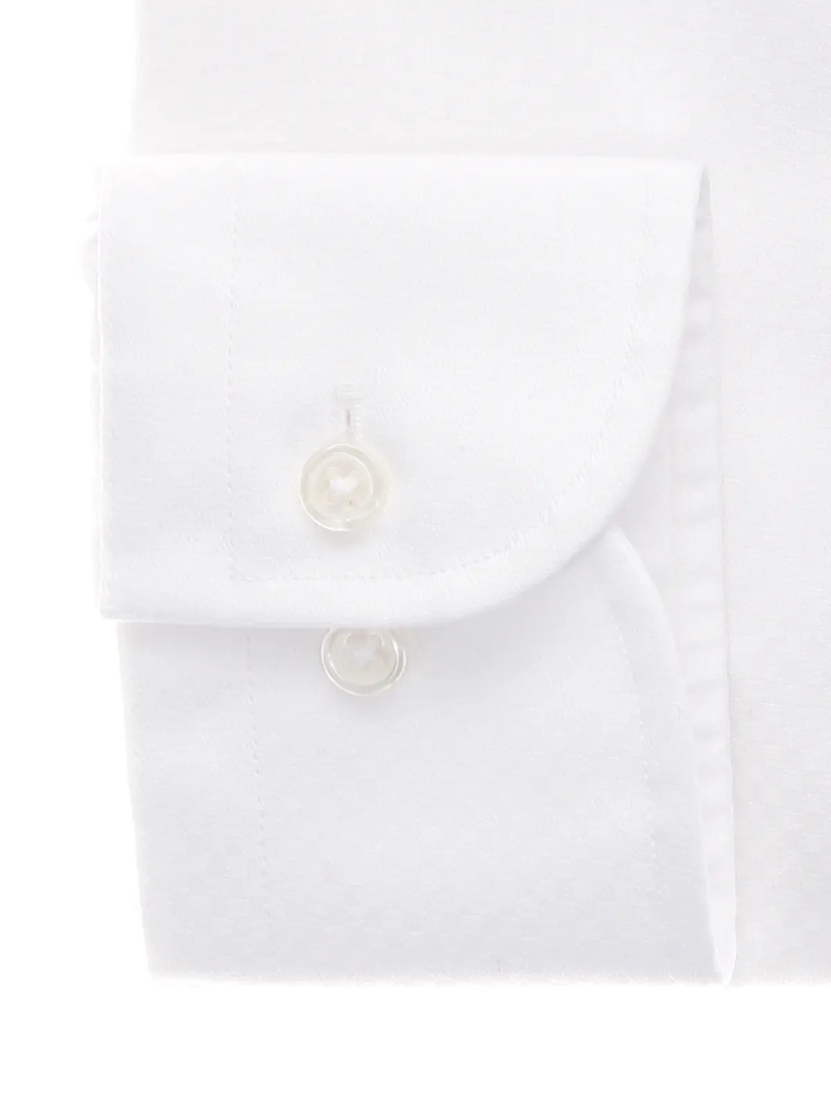 ▽ワイシャツ/長袖/ノンアイロン/形態安定/ワイドカラー/織柄/BASIC/ドレスシャツ ホワイト 首周り:37cm,裄丈:80cm