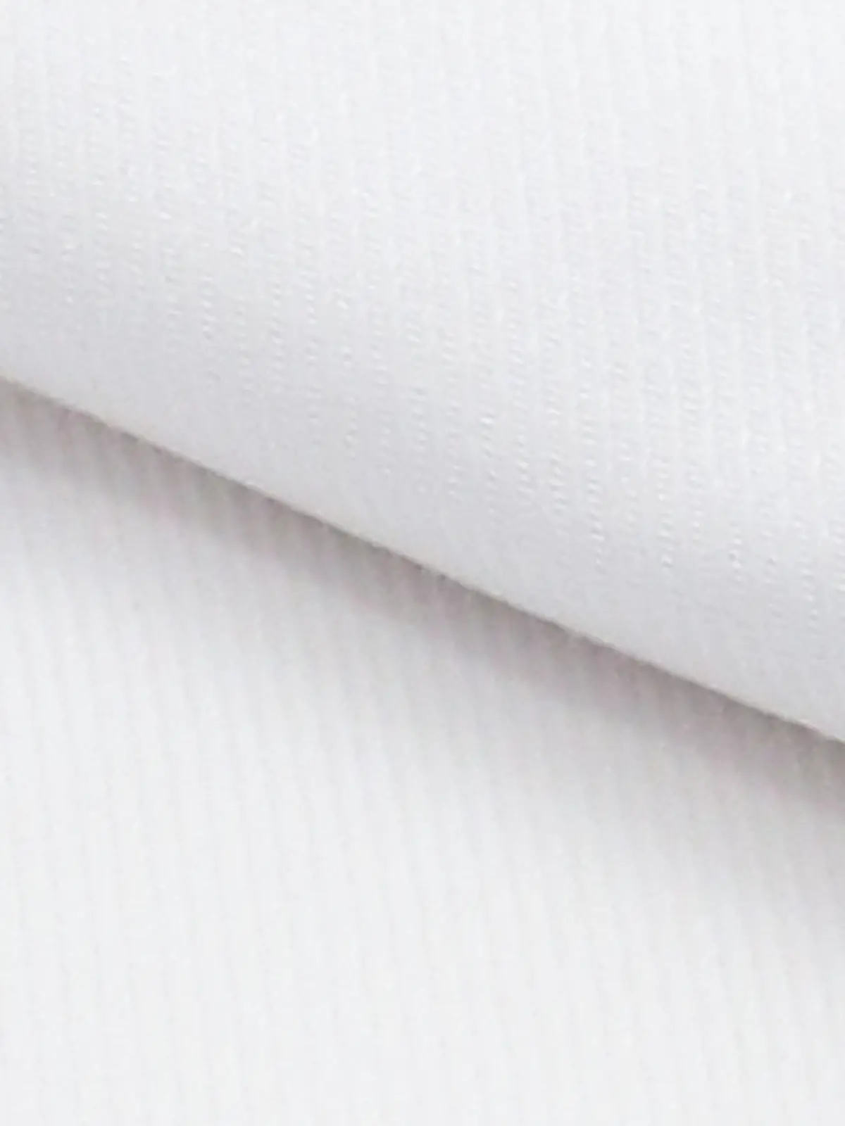 ワイシャツ/長袖/ノンアイロン/形態安定/ホリゾンタルカラー/織柄/BASIC/ドレスシャツ ホワイト 首周り:37cm,裄丈:80cm