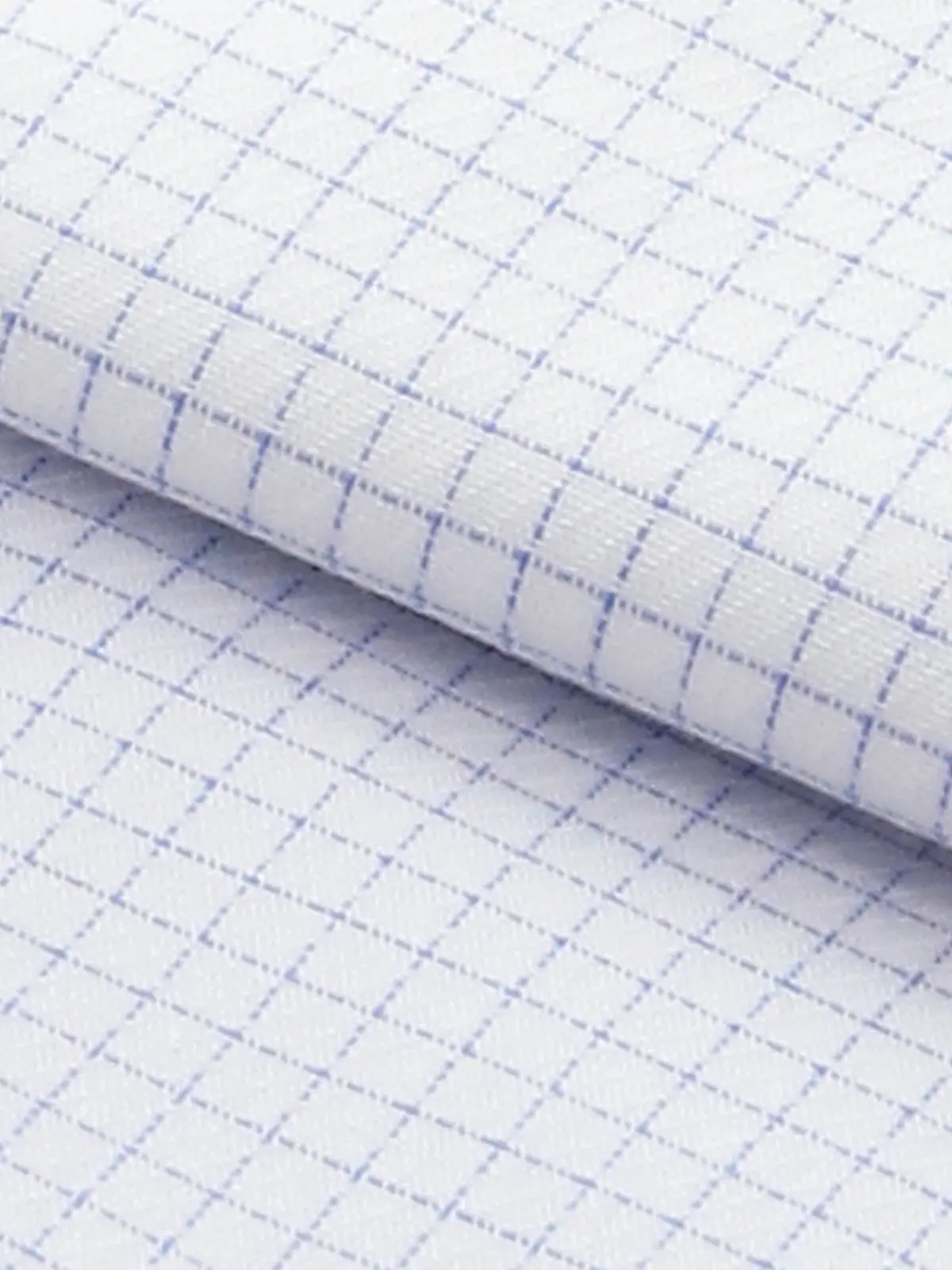 ワイシャツ/長袖/ノンアイロン/形態安定/ボタンダウンカラー/チェック/BASIC/ドレスシャツ サックス 首周り:37cm,裄丈:80cm