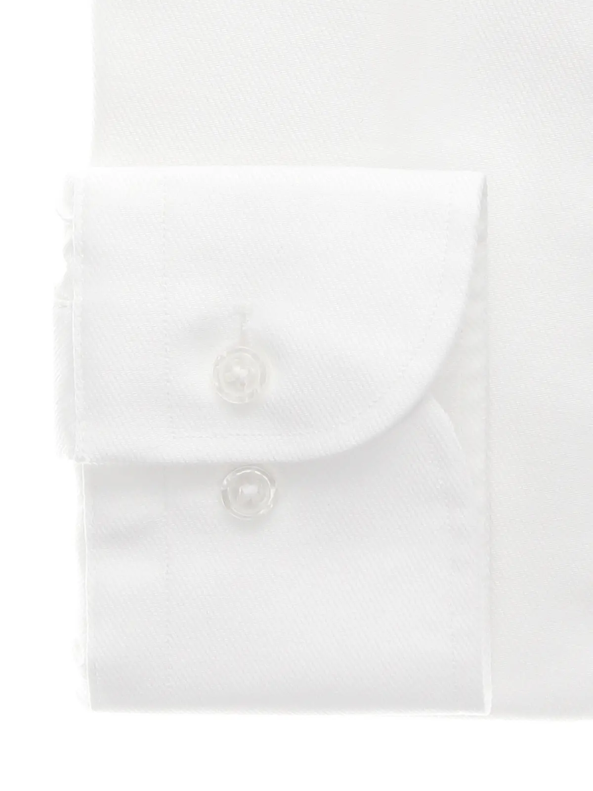 ワイシャツ／長袖／ノンアイロン／ワイドカラー／織柄／BASIC／ドレスシャツ ホワイト 首周り:37cm,裄丈:80cm