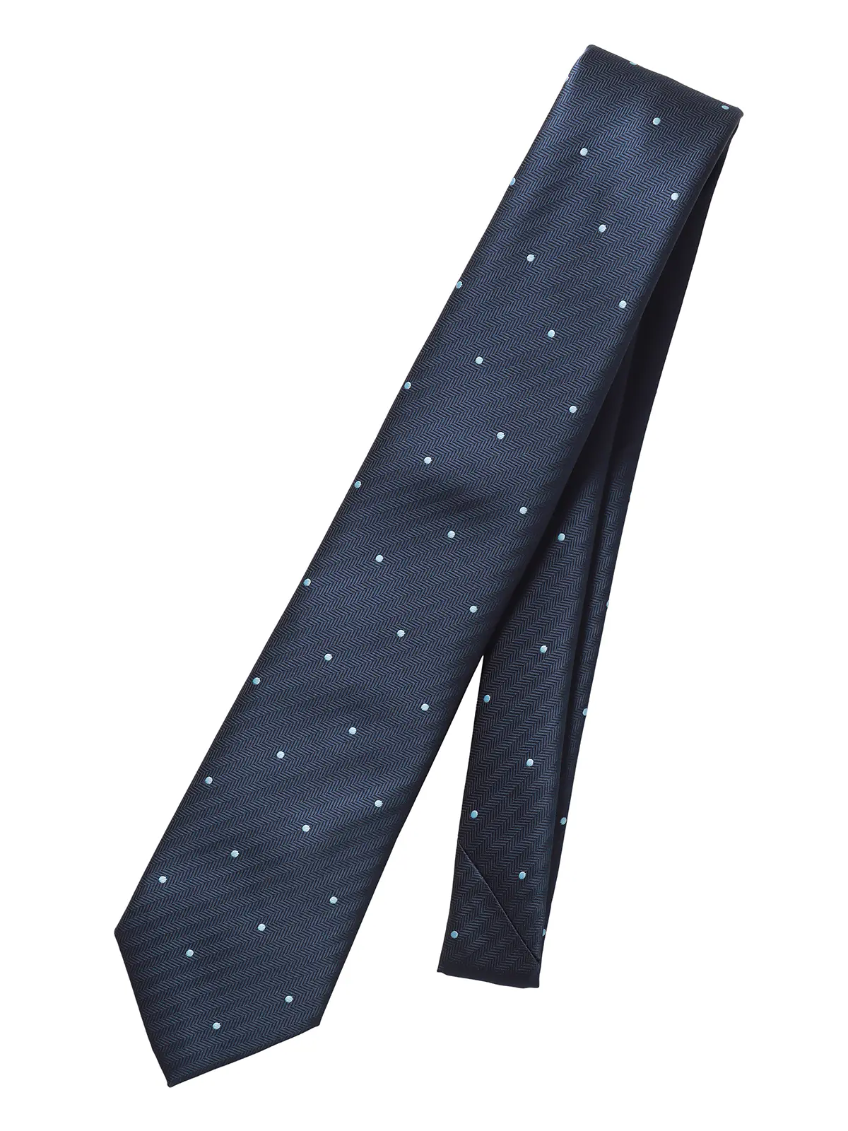 ネクタイ/ポリエステル/ドット ネイビー 0