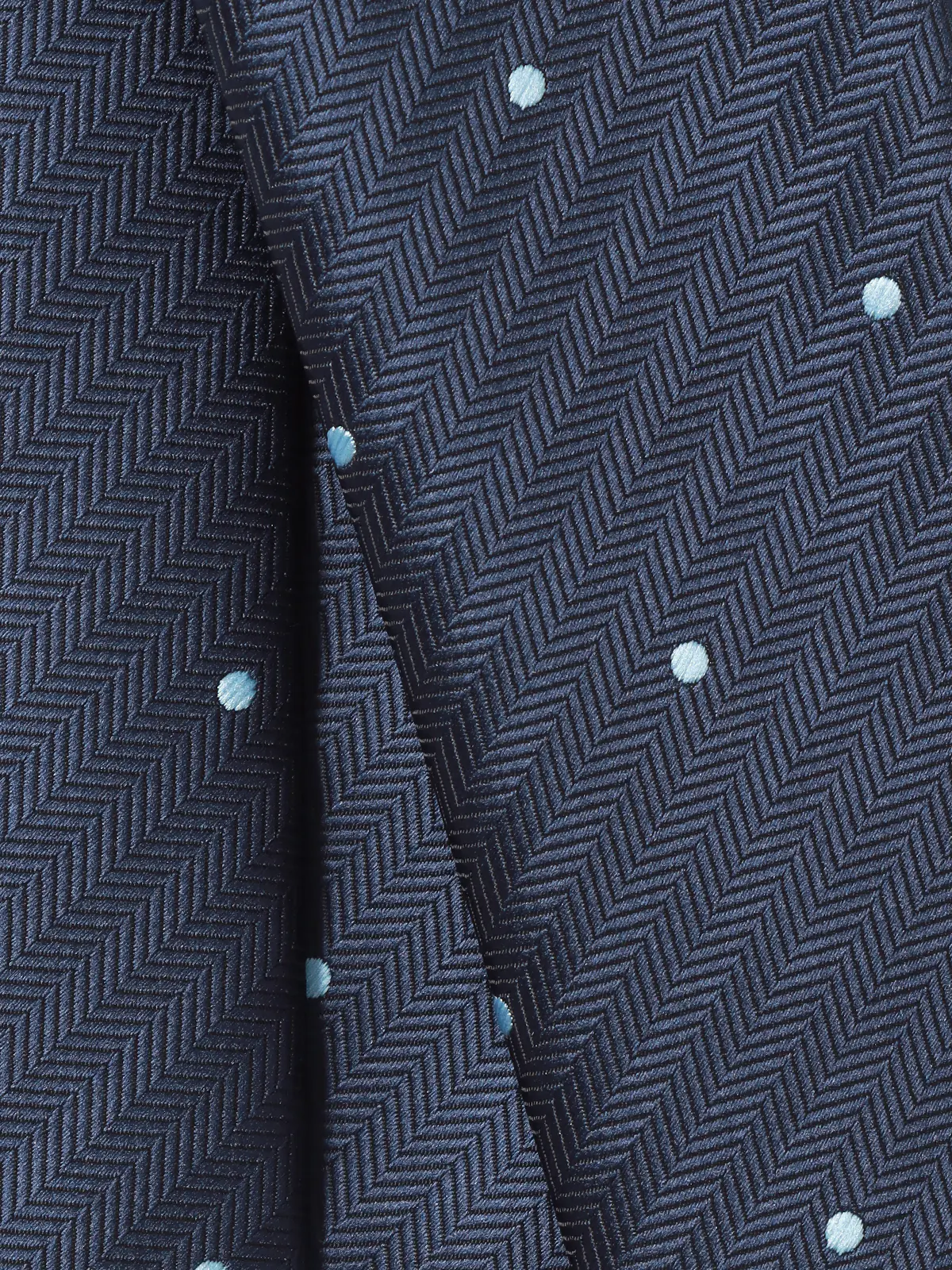 ネクタイ/ポリエステル/ドット ネイビー 0