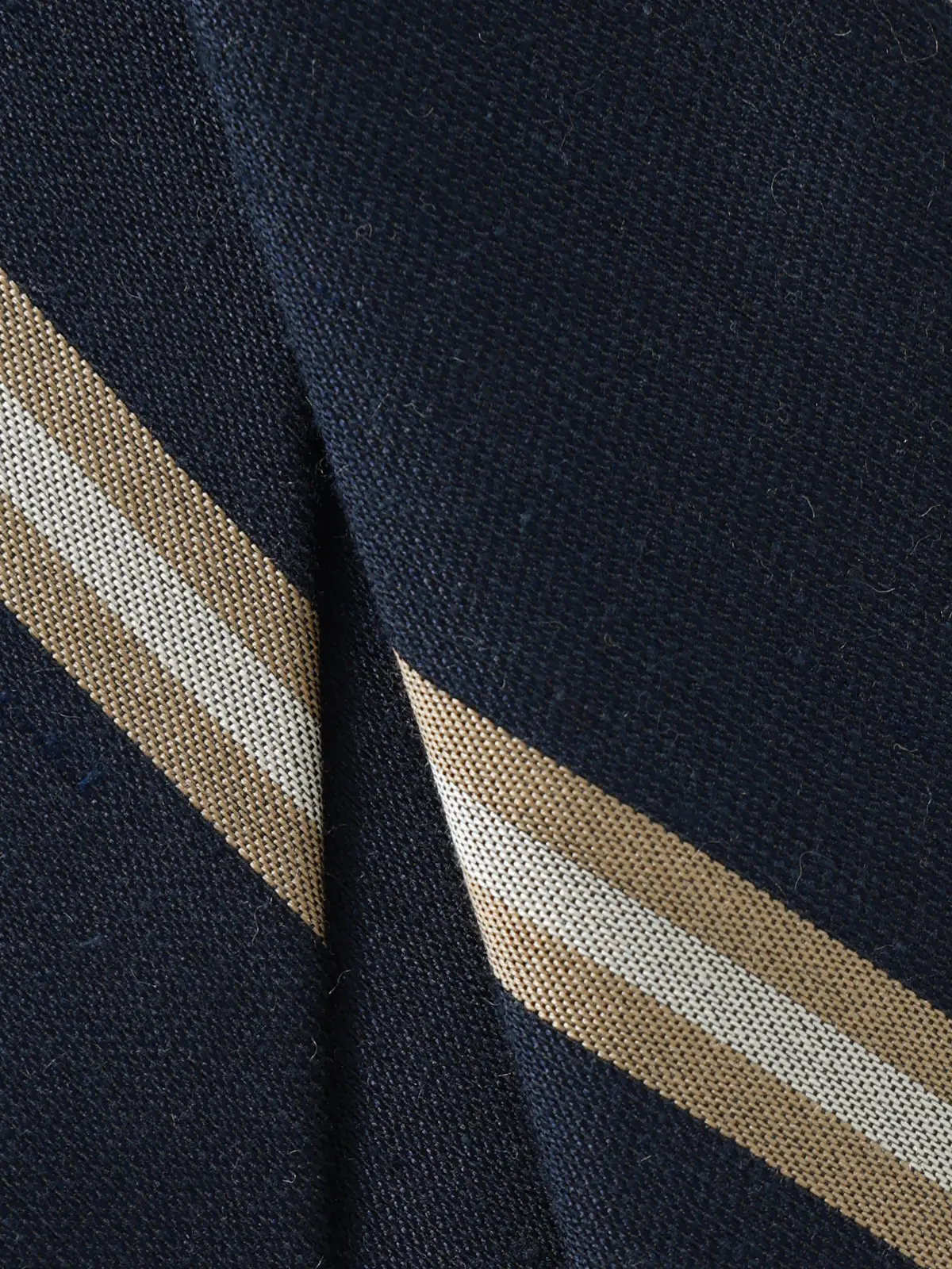 ネクタイ／JAPAN MADE／シルクシャンタン／ストライプ | SUIT SQUARE