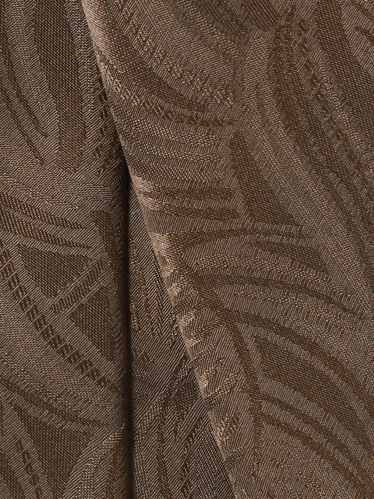 ネクタイ/小倉織物/JAPAN MADE/シルク/総柄 ブラウン 0