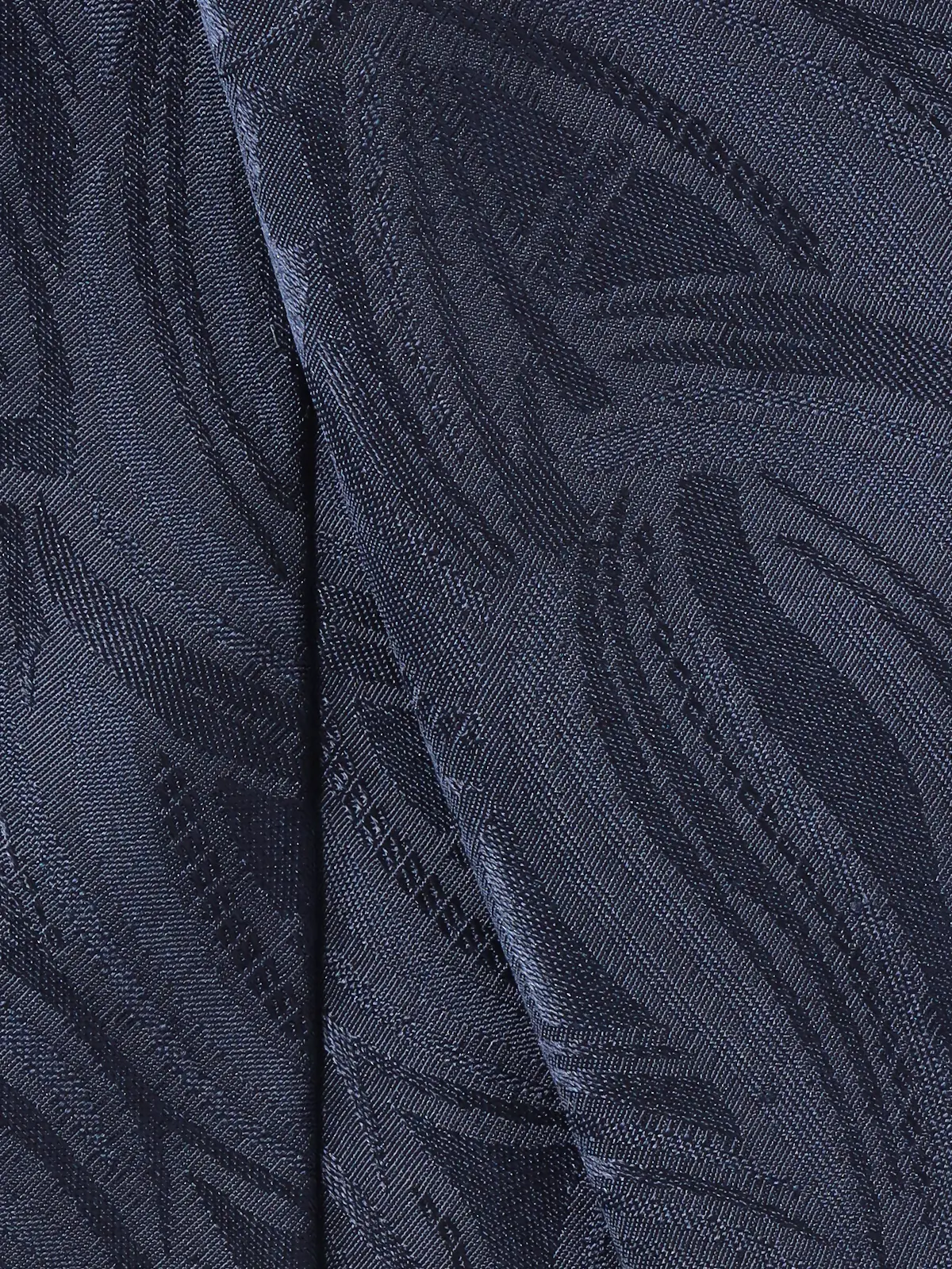 ネクタイ／小倉織物／JAPAN MADE／シルク／総柄 ネイビー 0