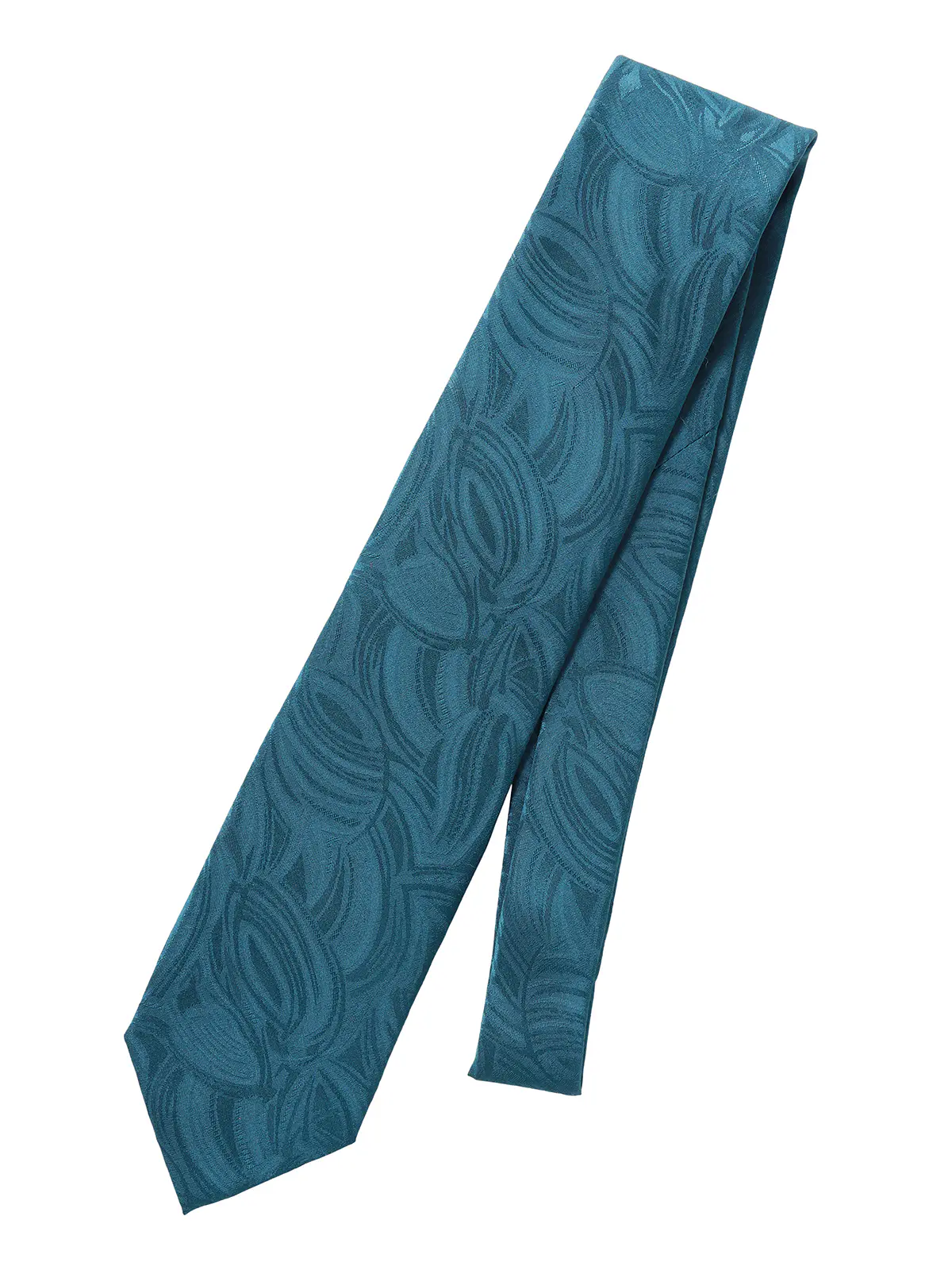 ネクタイ／小倉織物／JAPAN MADE／シルク／総柄 ブルー 1