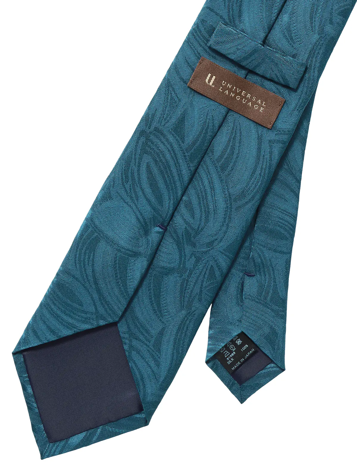 ネクタイ／小倉織物／JAPAN MADE／シルク／総柄 ブルー 1