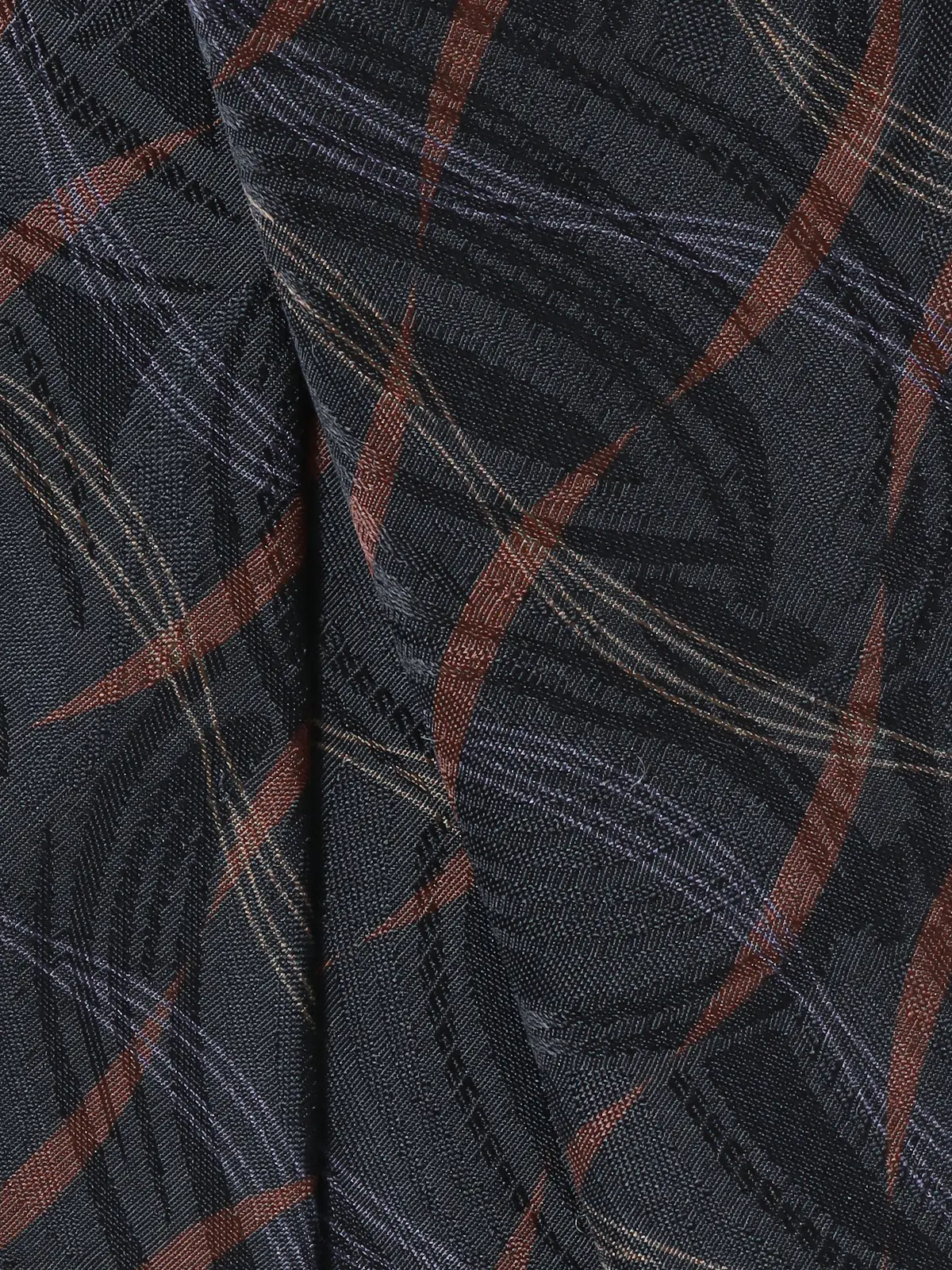 ネクタイ／小倉織物／JAPAN MADE／シルク／総柄 ブラック 0