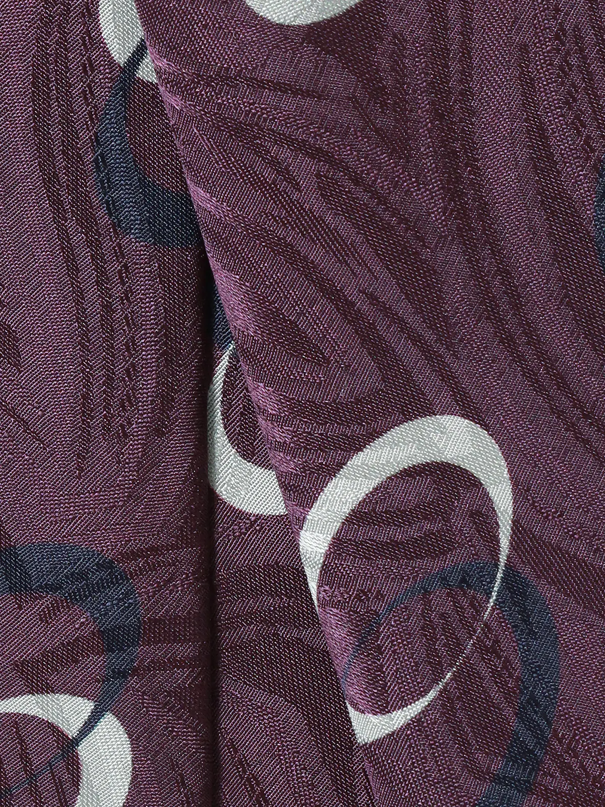 ネクタイ/小倉織物/JAPAN MADE/シルク/総柄 パープル 0