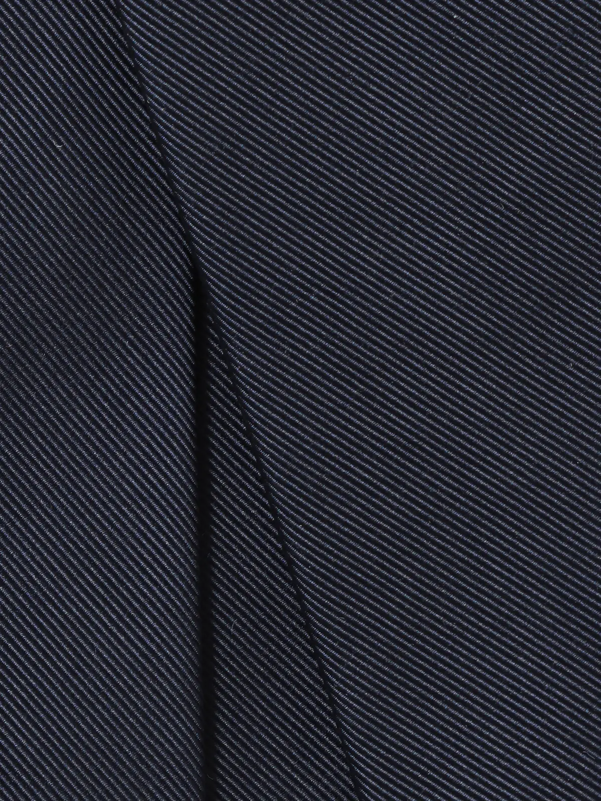 ネクタイ／モガドール／JAPAN MADE／シルクコットン／無地 ネイビー 0