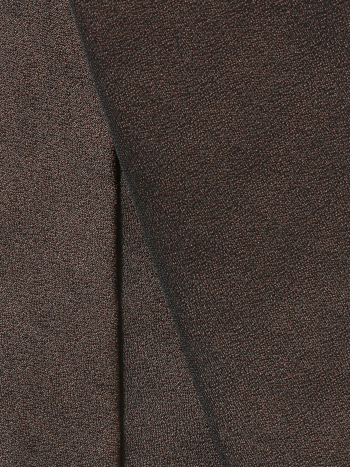 ネクタイ／ふじやま織／JAPAN MADE／シルク／無地 ブラウン 1