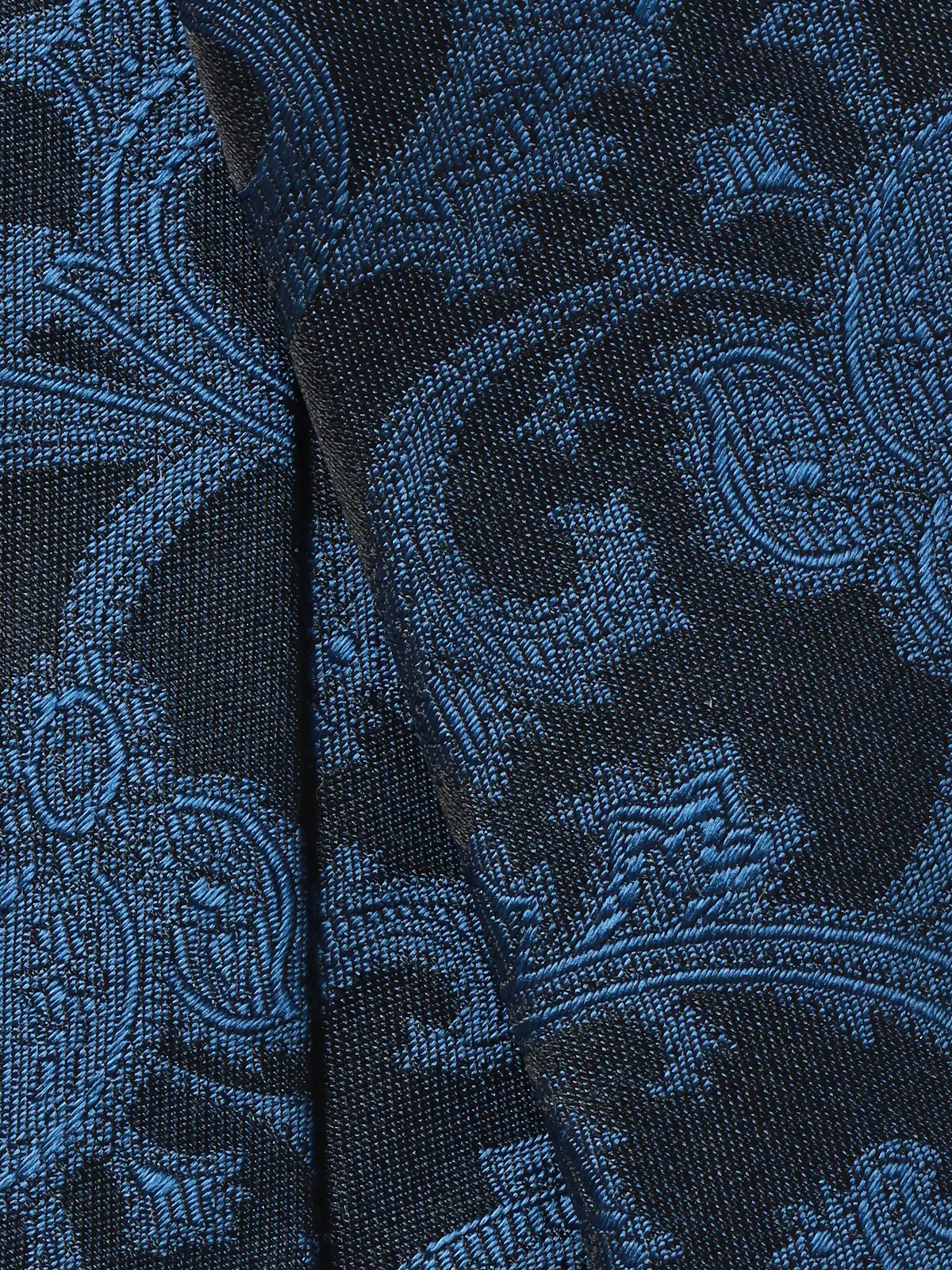 ネクタイ/桐生織/JAPAN MADE/シルク/ペイズリー ネイビー 4