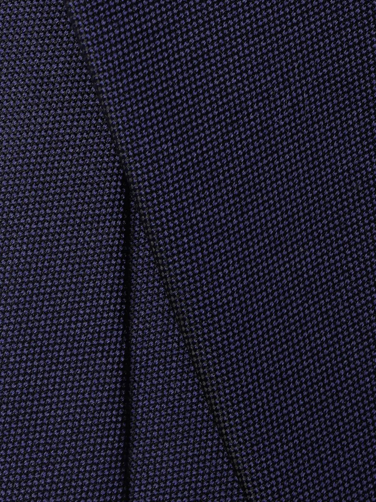 ネクタイ／ふじやま織／JAPAN MADE／シルク／織柄 ネイビー 0