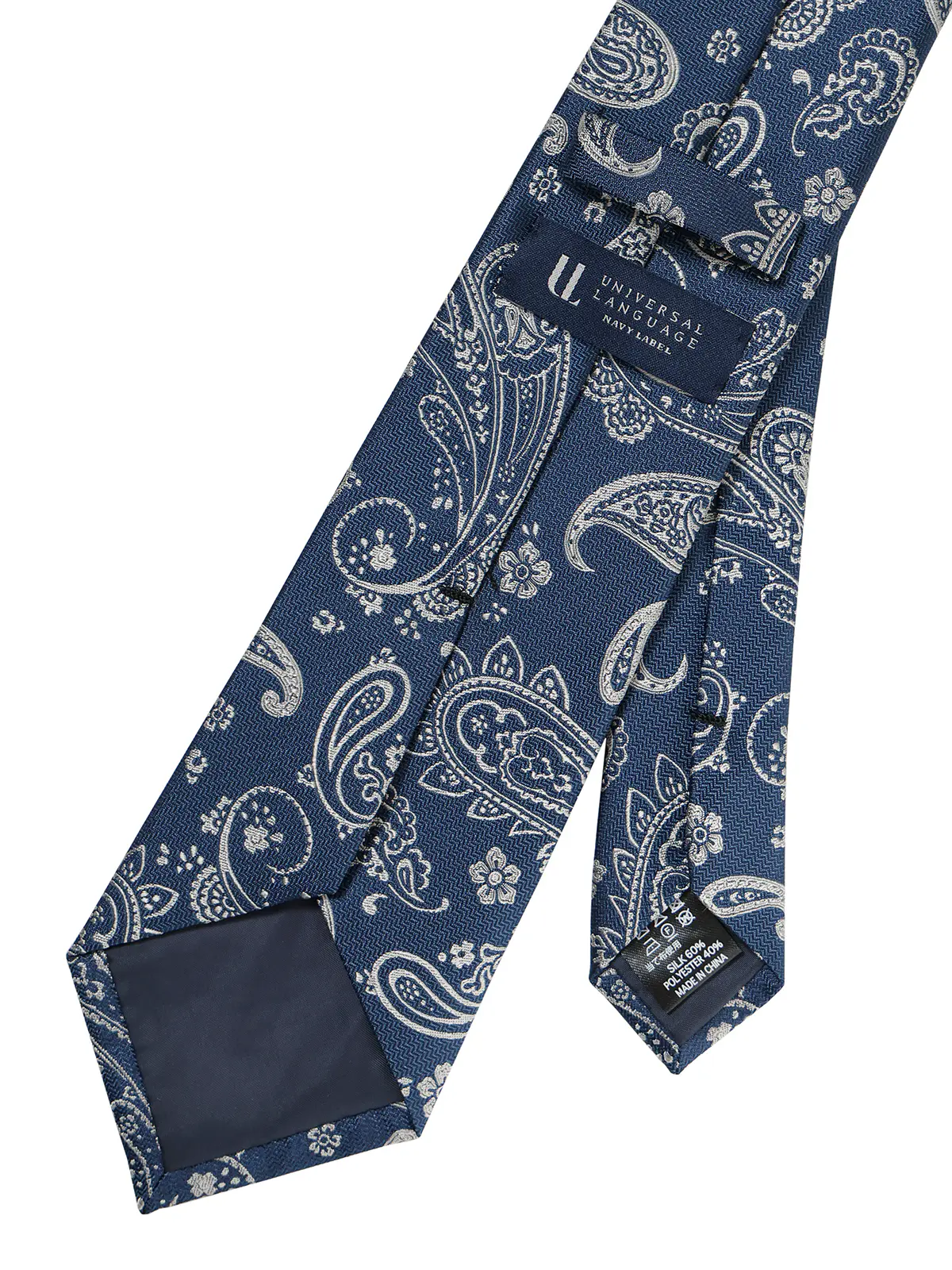 超美品 イタロ•フェレッティ ネイビー ペイズリー 高級 シルクネクタイ ETRO/エトロ_Men通販 | マイクロペイズリー シルク ネクタイ【送料無料