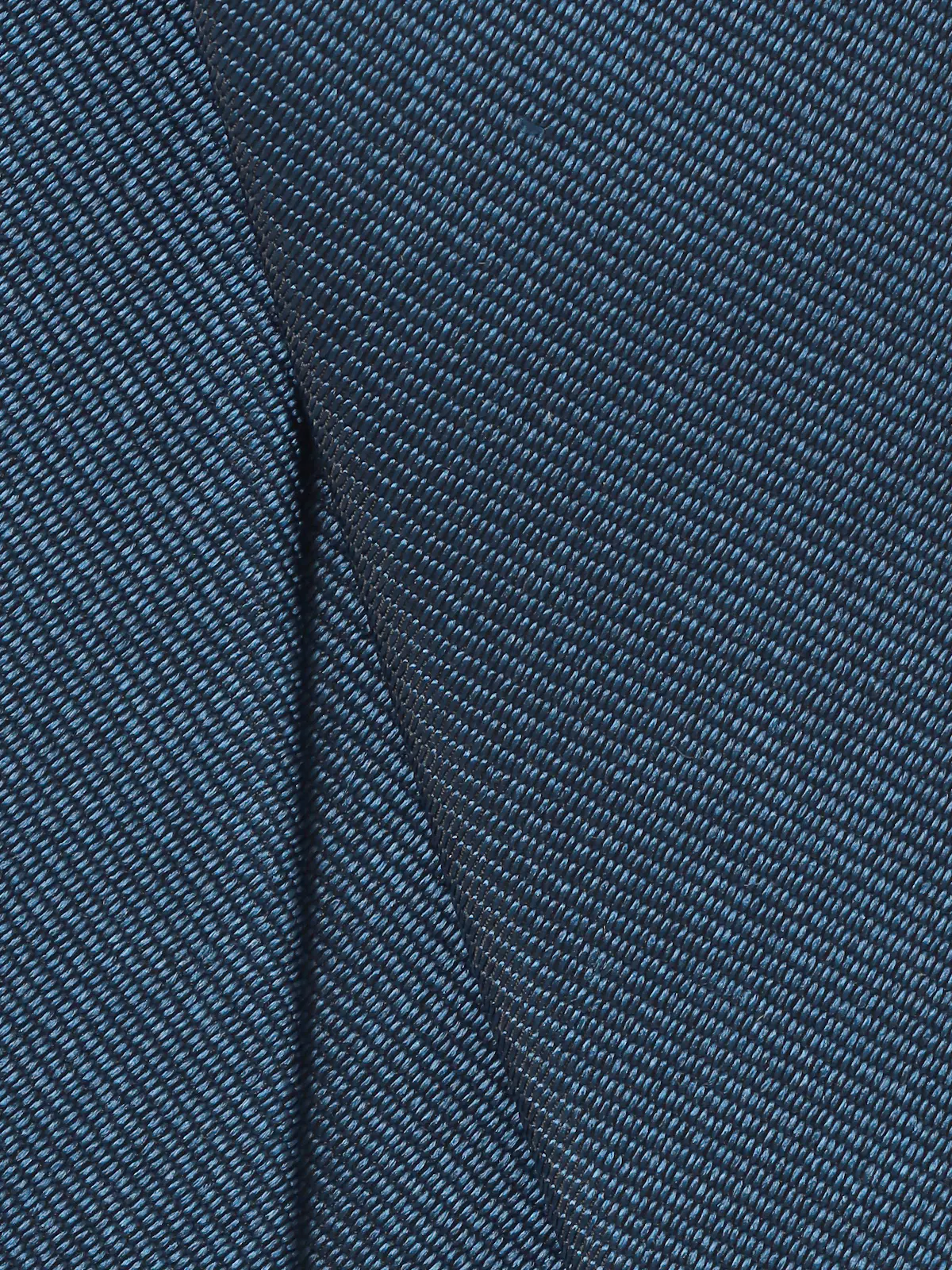 ネクタイ／JAPAN MADE／Bemberg／キュプラシルク／無地 ブルー 0