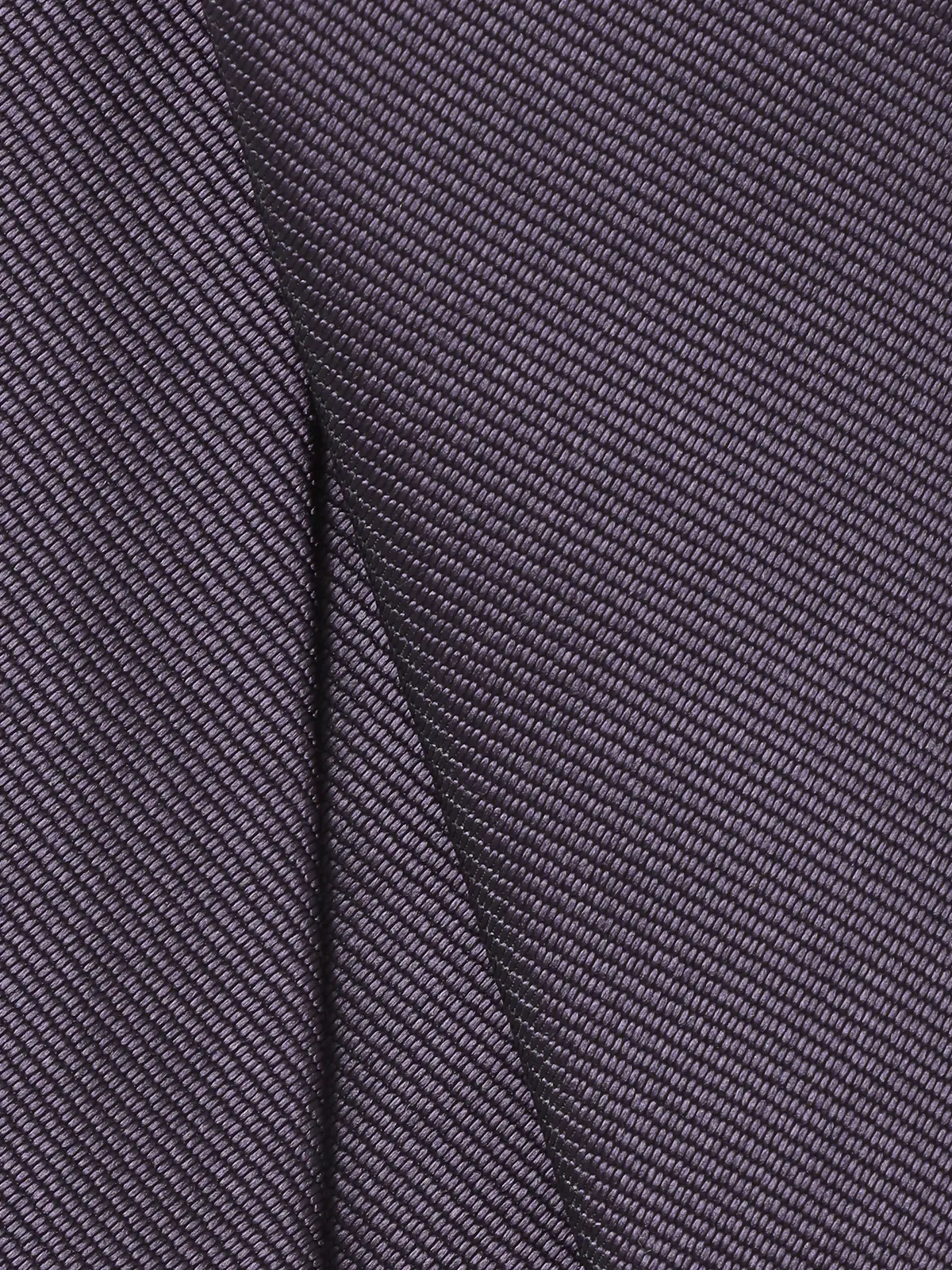 ネクタイ／JAPAN MADE／Bemberg／キュプラシルク／無地 パープル 0