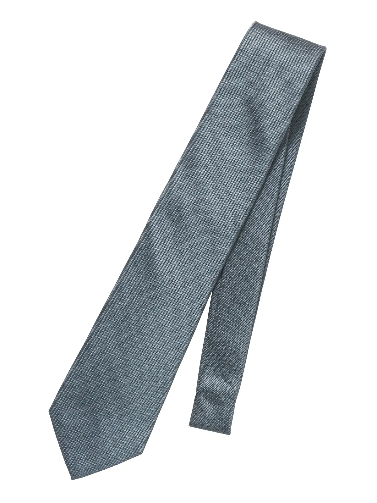 ネクタイ／JAPAN MADE／Bemberg／キュプラシルク／無地 ブルー 0