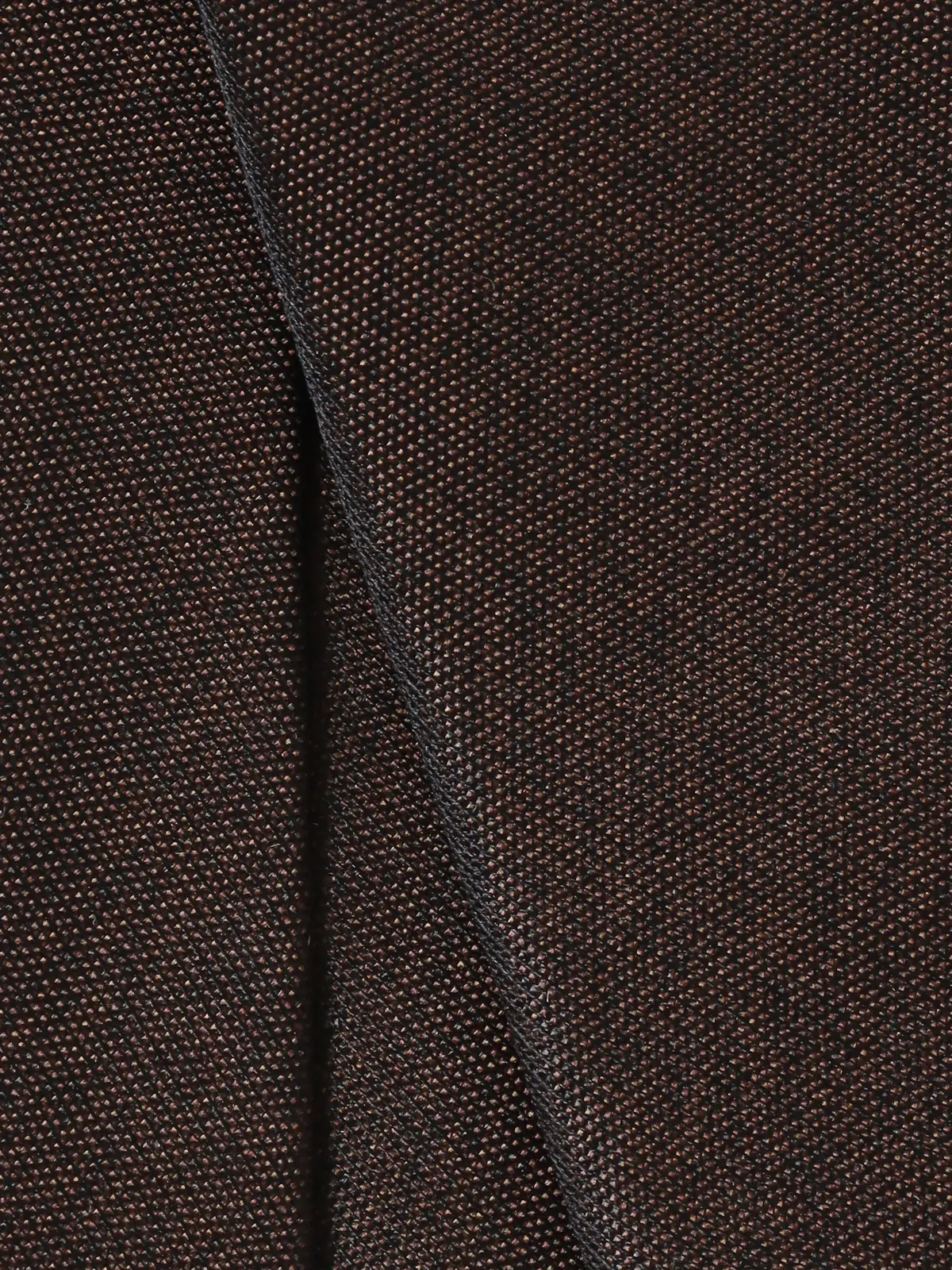 ネクタイ／裏勝り／JAPAN MADE／シルク／無地 ブラウン 0