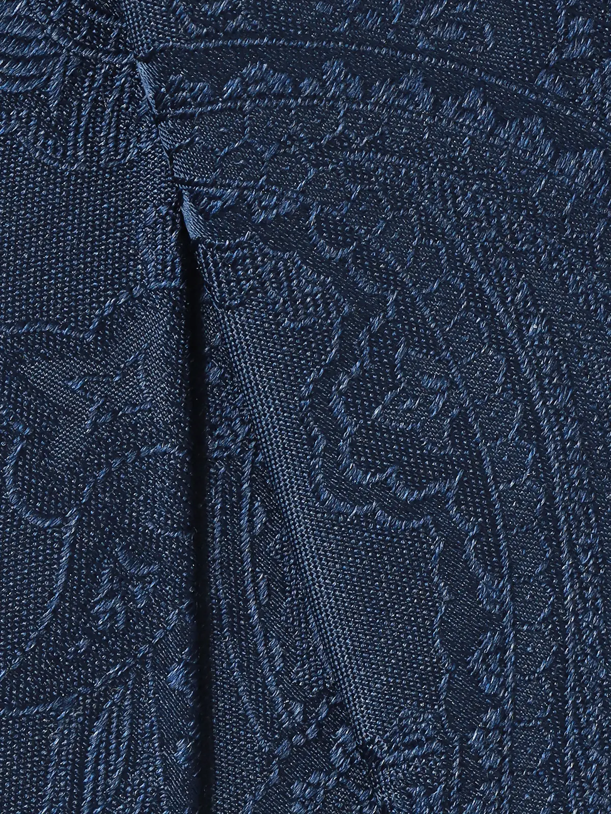 ネクタイ／裏勝り／JAPAN MADE／シルク／ペイズリー ブルー 2