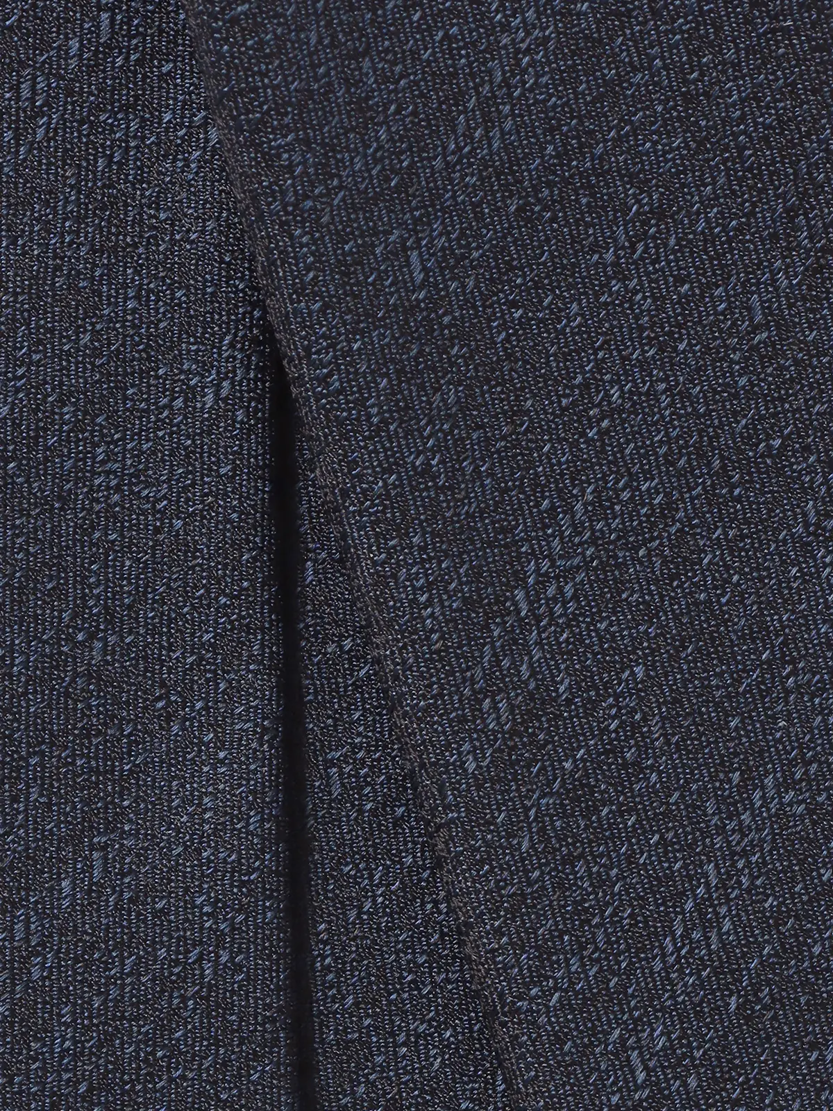 ネクタイ／裏勝り／JAPAN MADE／シルク／織柄 ネイビー 0