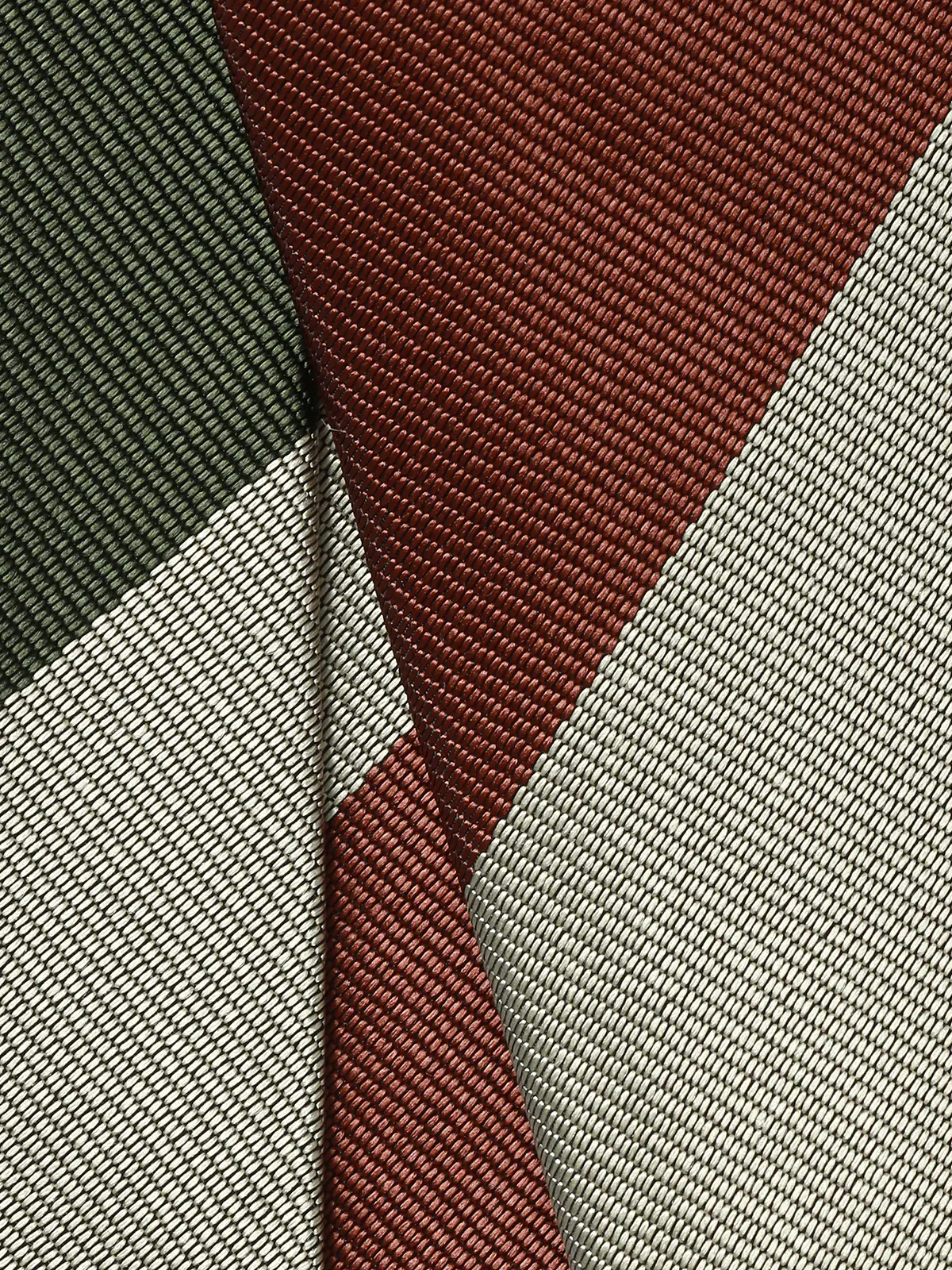 ネクタイ／JAPAN MADE／Bemberg／キュプラシルク／ストライプ ブラウン 1