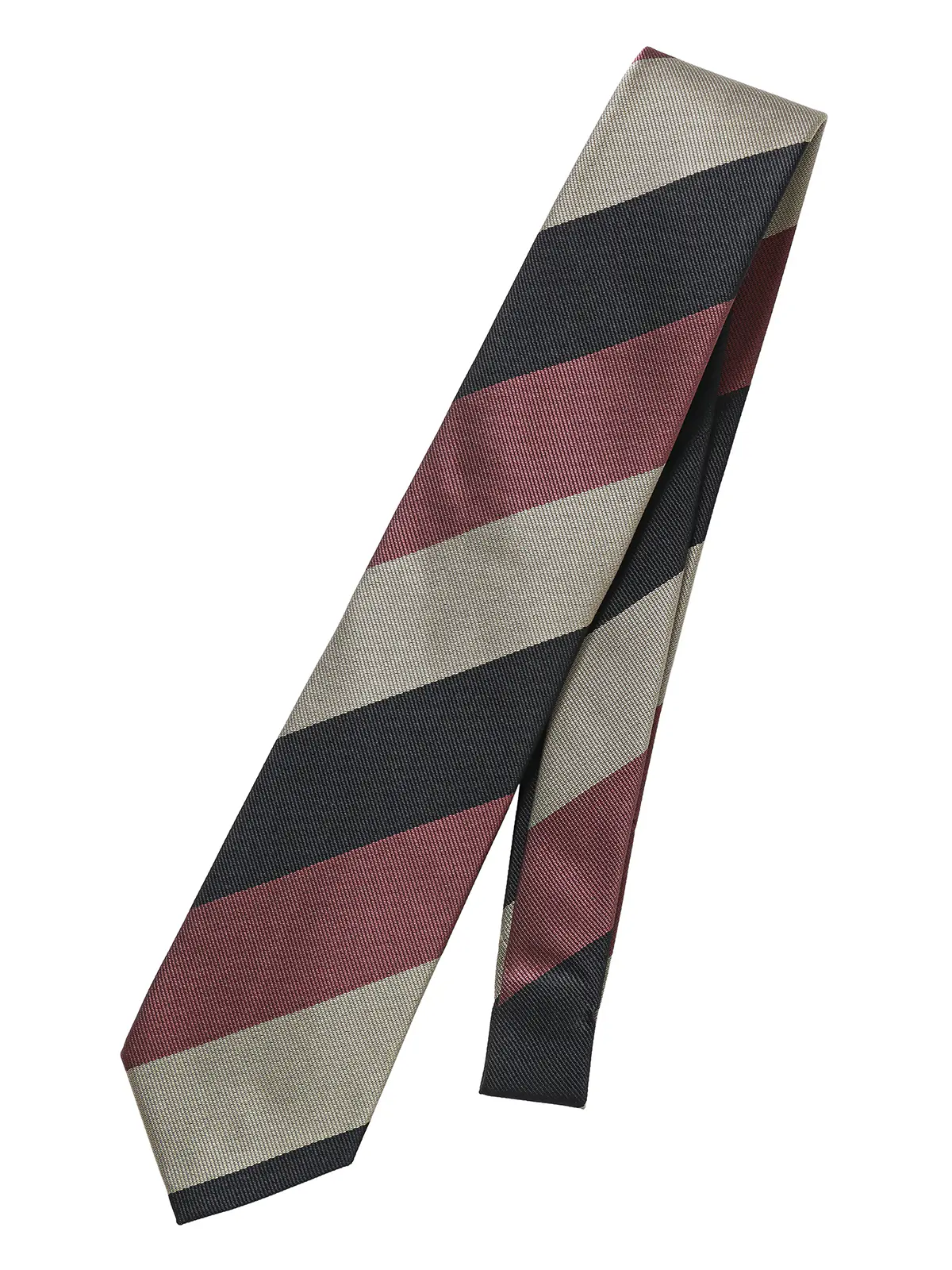 ネクタイ/JAPAN MADE/Bemberg/キュプラシルク/ストライプ ピンク 0