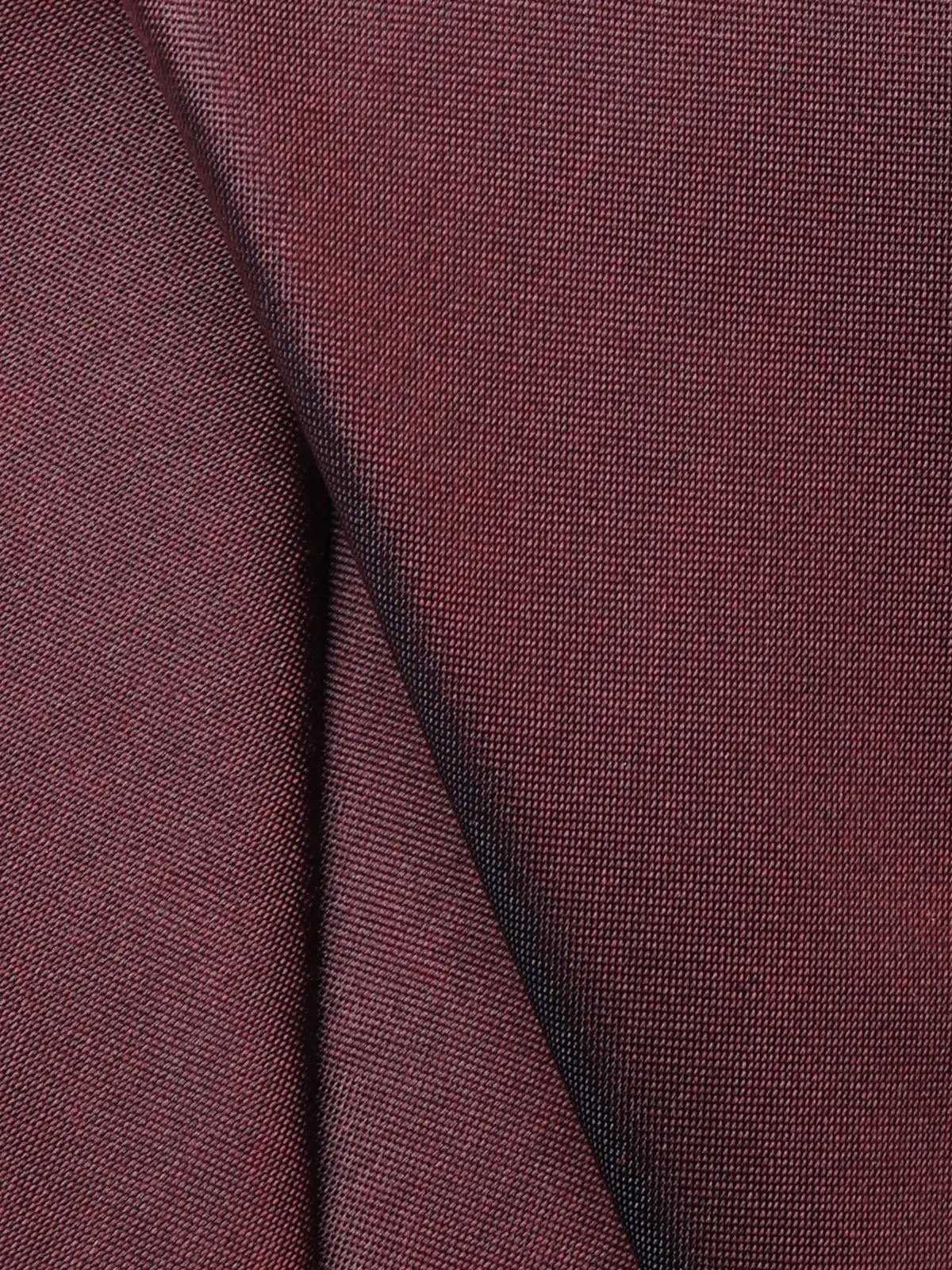 ネクタイ／シルクポリエステル／無地 ワイン 0