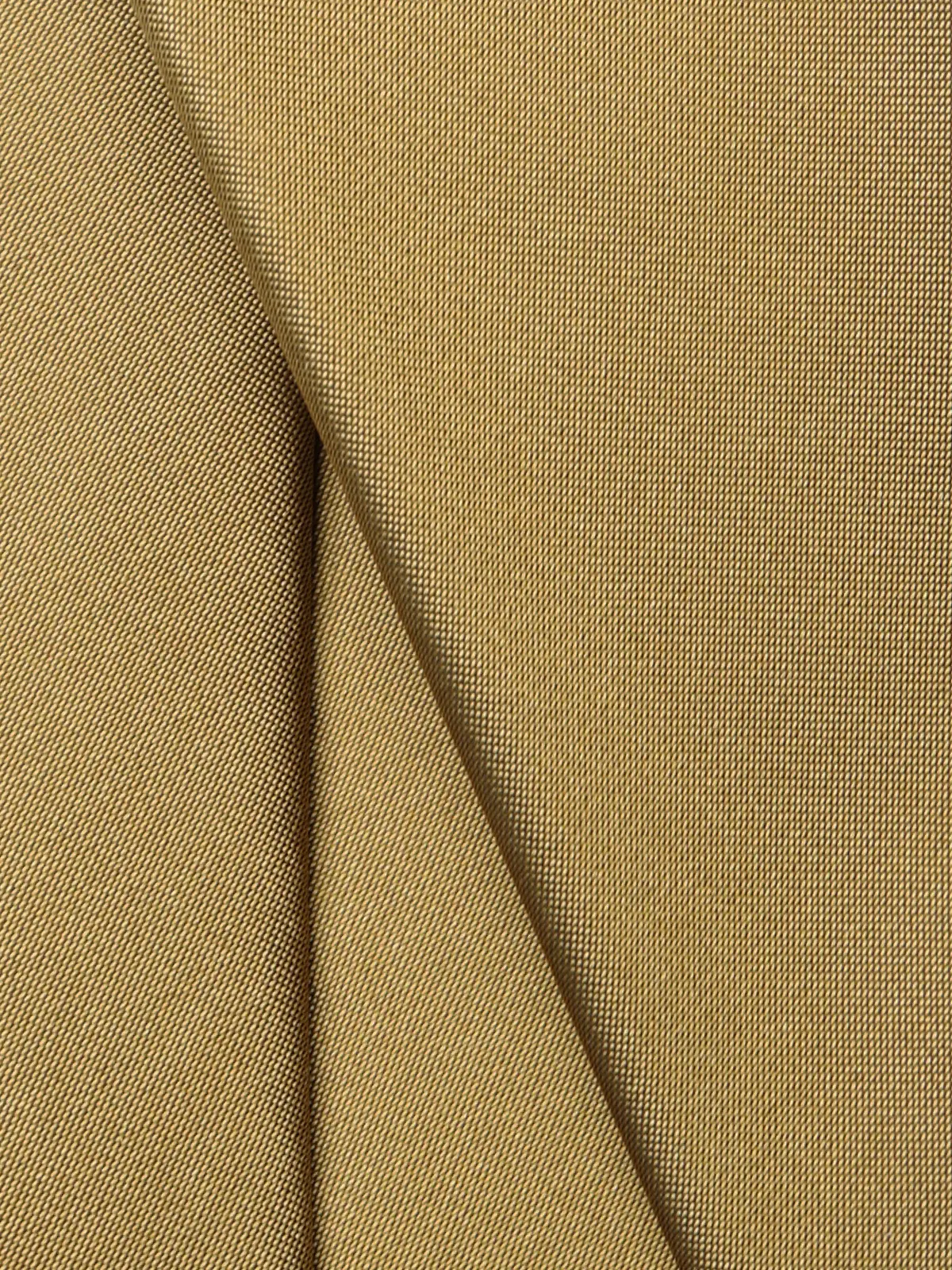 ネクタイ／シルクポリエステル／無地 イエロー 0