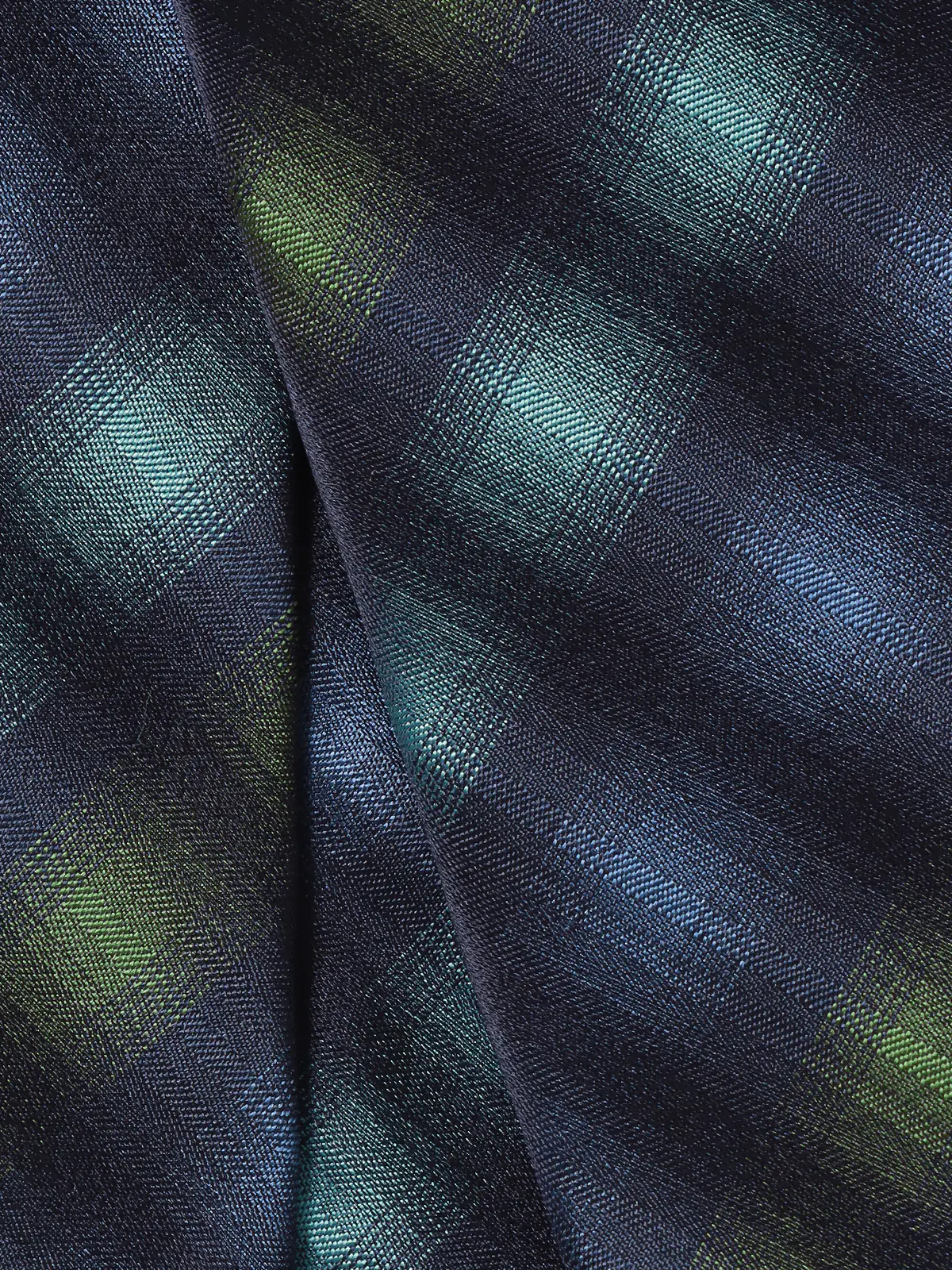 ネクタイ／fiorio／シルク／チェック ネイビー 0