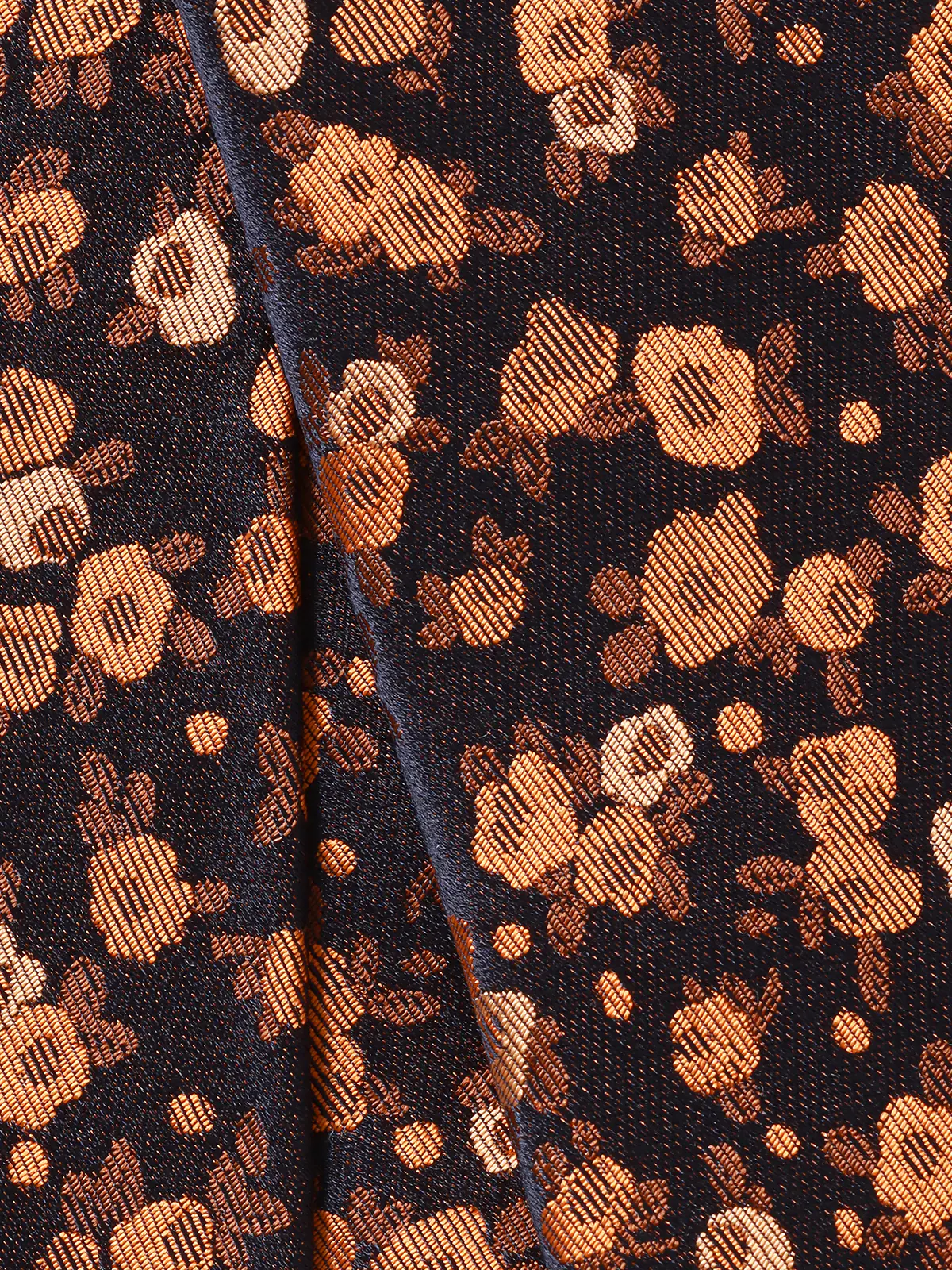 ネクタイ／fiorio／シルク／総柄 ネイビー 0